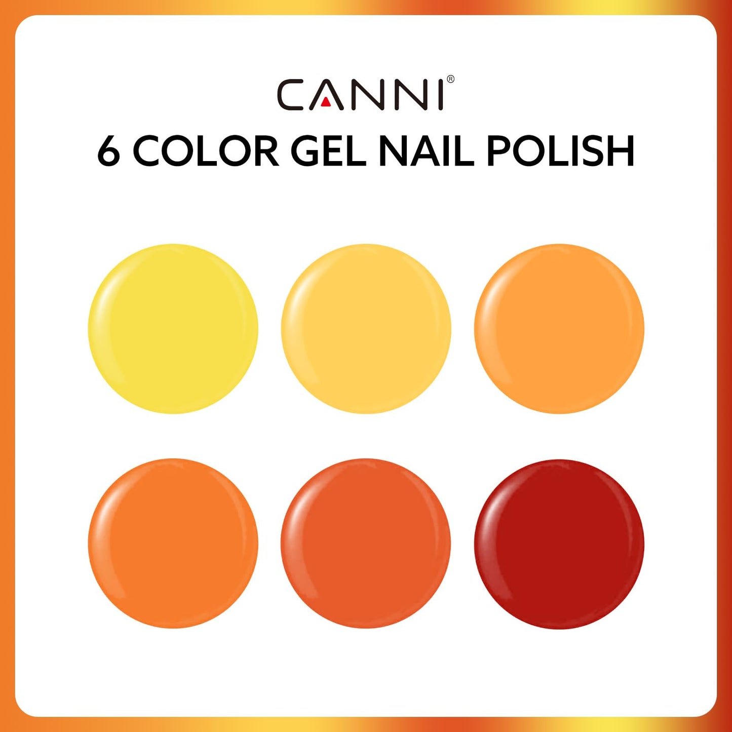 CANNI 6Pcs 9ml Navy Blue Gel Nail Polish Set- Dark Blue Gel Polish Kit Royal Light Baby Blue Colors DIY at Home Salon Christmas New Year's Gifts for Girls