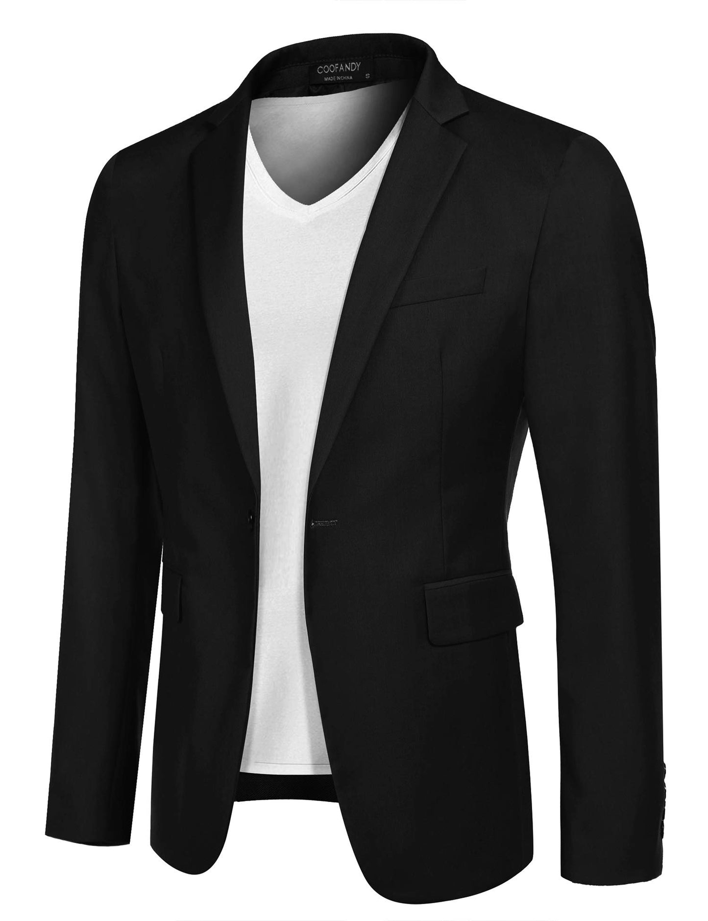 COOFANDY Mens Sport Coat Casual Blazer One Button Business Suit Jacket