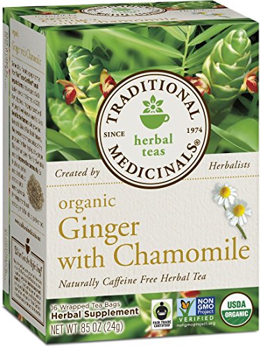 Traditional Medicinals Tea, Organic Lemon Balm, Calms Nerves & Supports Digestion, 16 Tea Bags