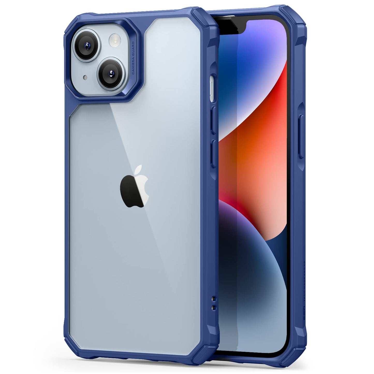 ESR for iPhone 14 Case/iPhone 13 Case, Military-Grade Protection, Shockproof Air-Guard Corners, Yellowing-Resistant Acrylic Back, Phone Case for iPhone 14/iPhone 13, Air Armor Case, Clear