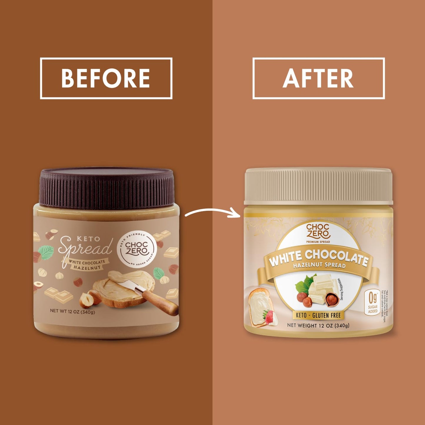 ChocZero Keto Cookie Butter Spread - No Sugar Added, Gluten Free, Low Carb Speculoos, Biscuit, Keto Friendly, Nut Butter Alternative, Dessert Hummus, Naturally Sweetened with Monk Fruit (1 jar, 12 oz)