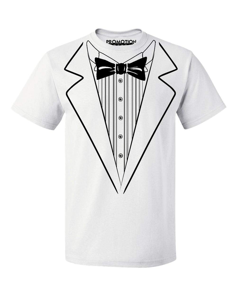 P&B Tuxedo White Funny Men's T-Shirt