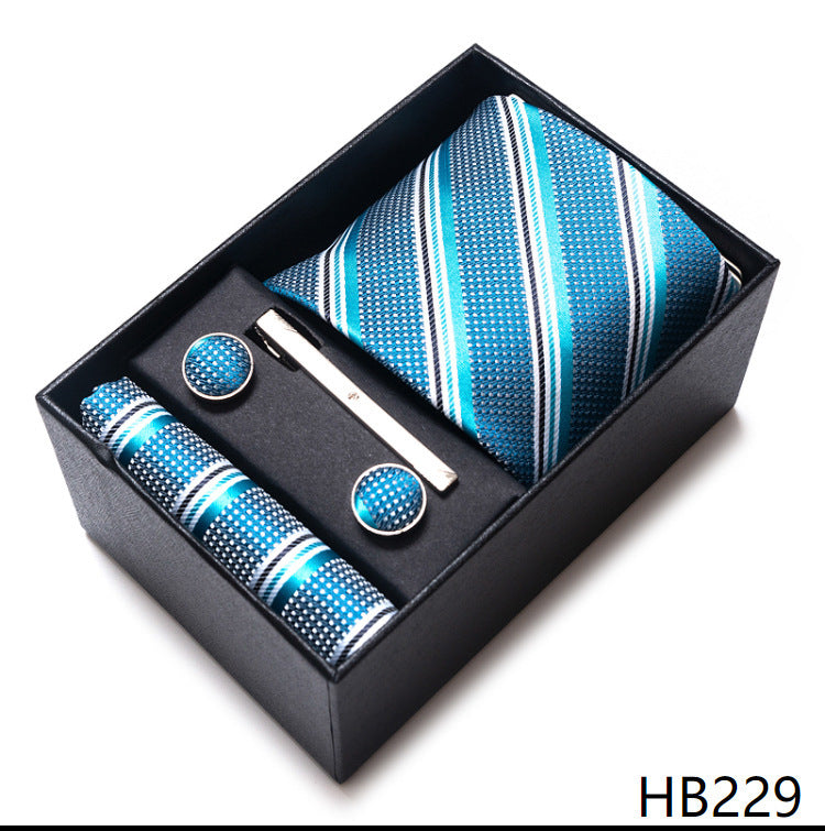 Formal Jacquard Yarn-dyed Business Professional Tie