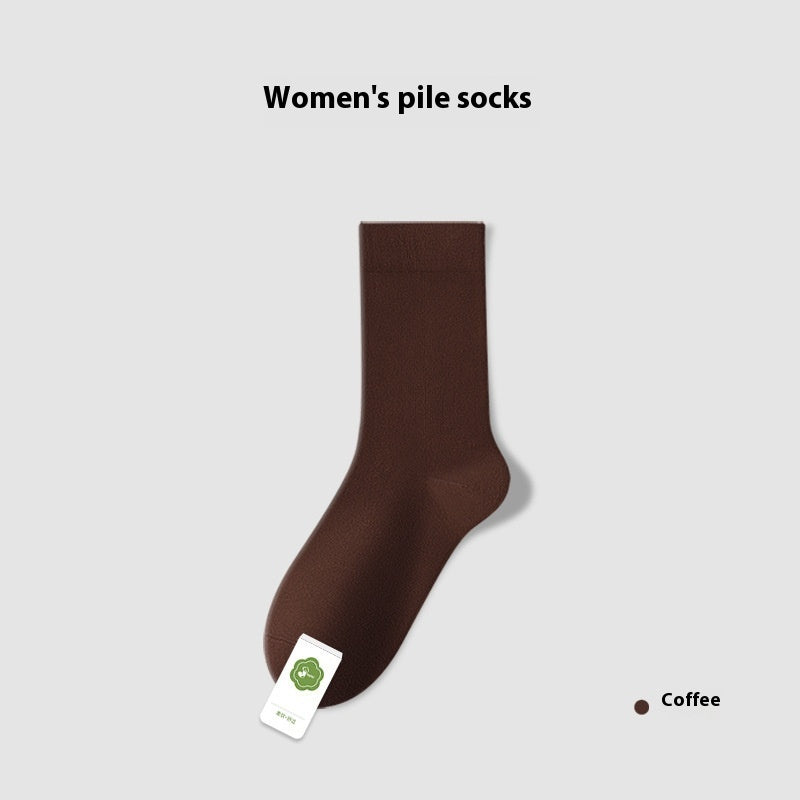 Spring And Summer Thin Anti-Pilling Pure Cotton Women's Socks Sweat-absorbent Breathable