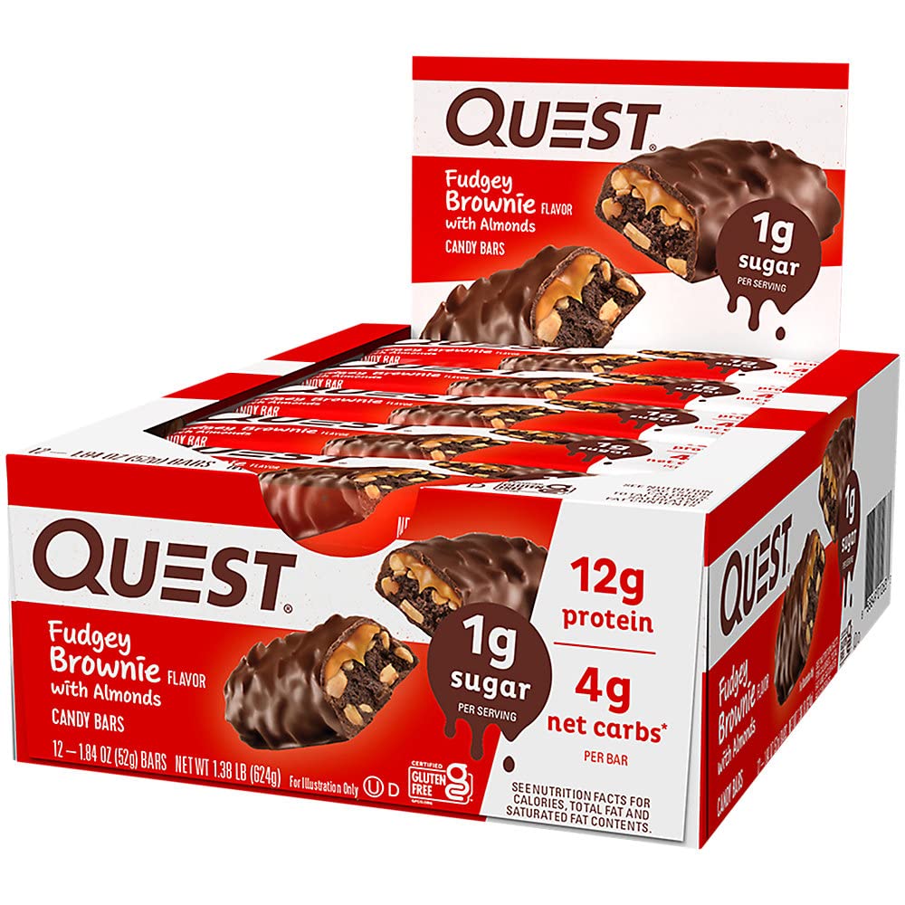 Quest Nutrition Ultimate Variety Pack Protein Bars, High Protein, Low Carb, Gluten Free, Keto Friendly, 12 Count