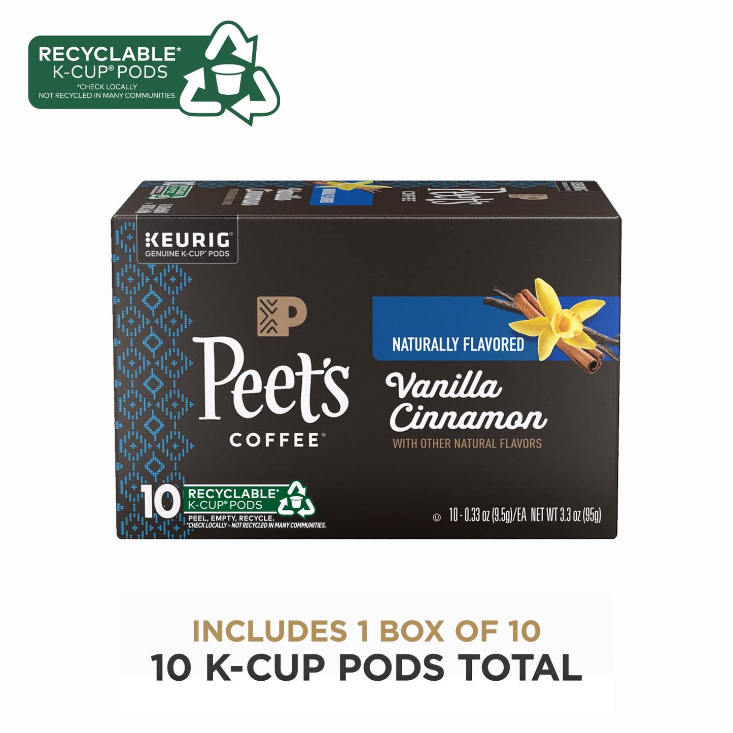 Peet's Coffee, Dark Roast K-Cup Pods for Keurig Brewers - Major Dickason's Blend 75 Count (1 Box of 75 K-Cup Pods)