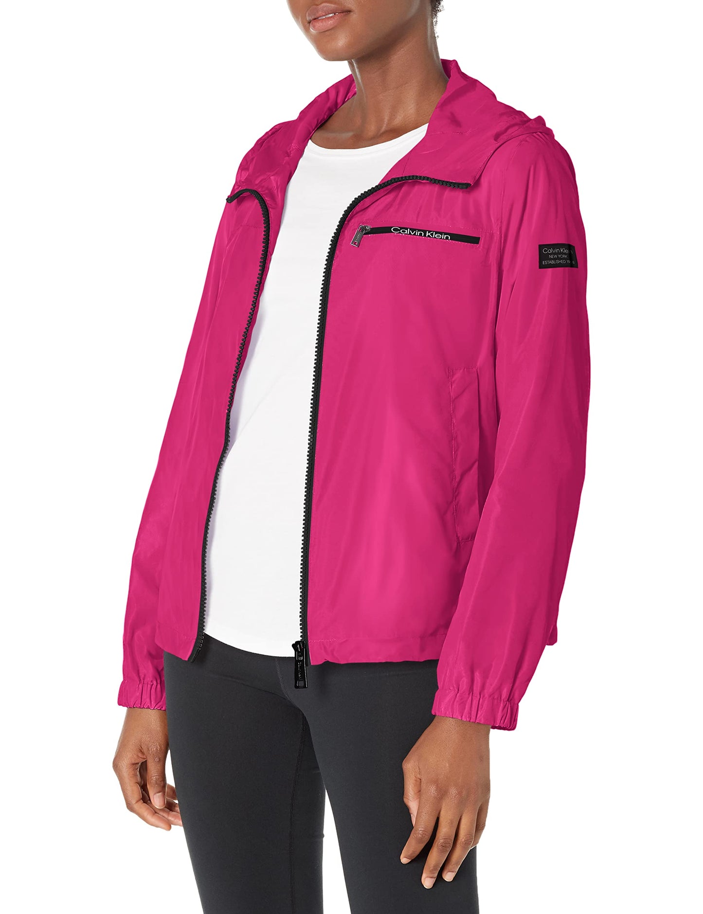 Calvin Klein Women's Lightweight Water Resistant Everyday Windbreaker