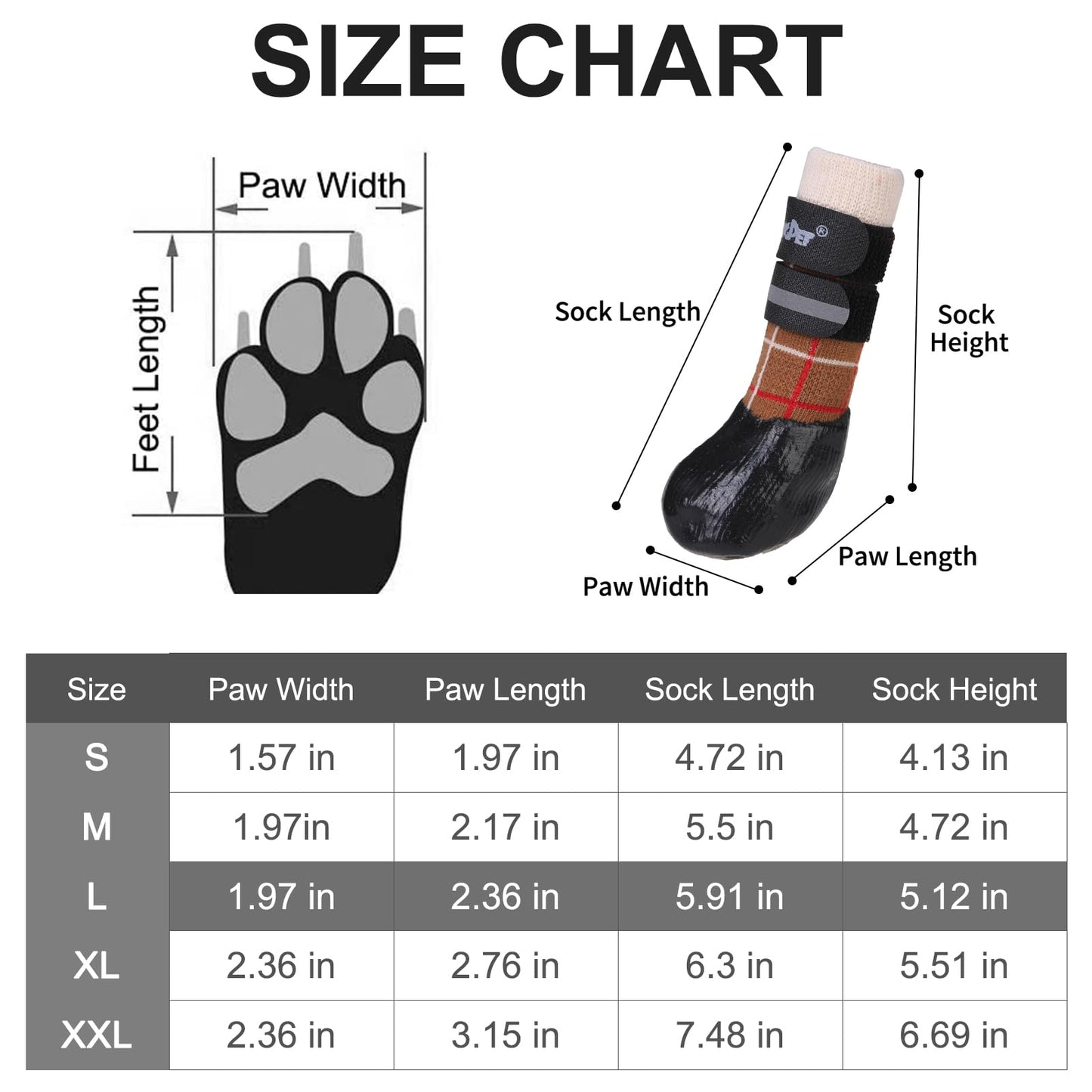 BINGPET Anti-Slip Dog Socks for Hardwood Floors, Injury Prevent Licking Dog Booties, Traction Control Paw Protector Dog Shoes for Hot Pavement with Reflective Straps for Small Medium Large Dogs