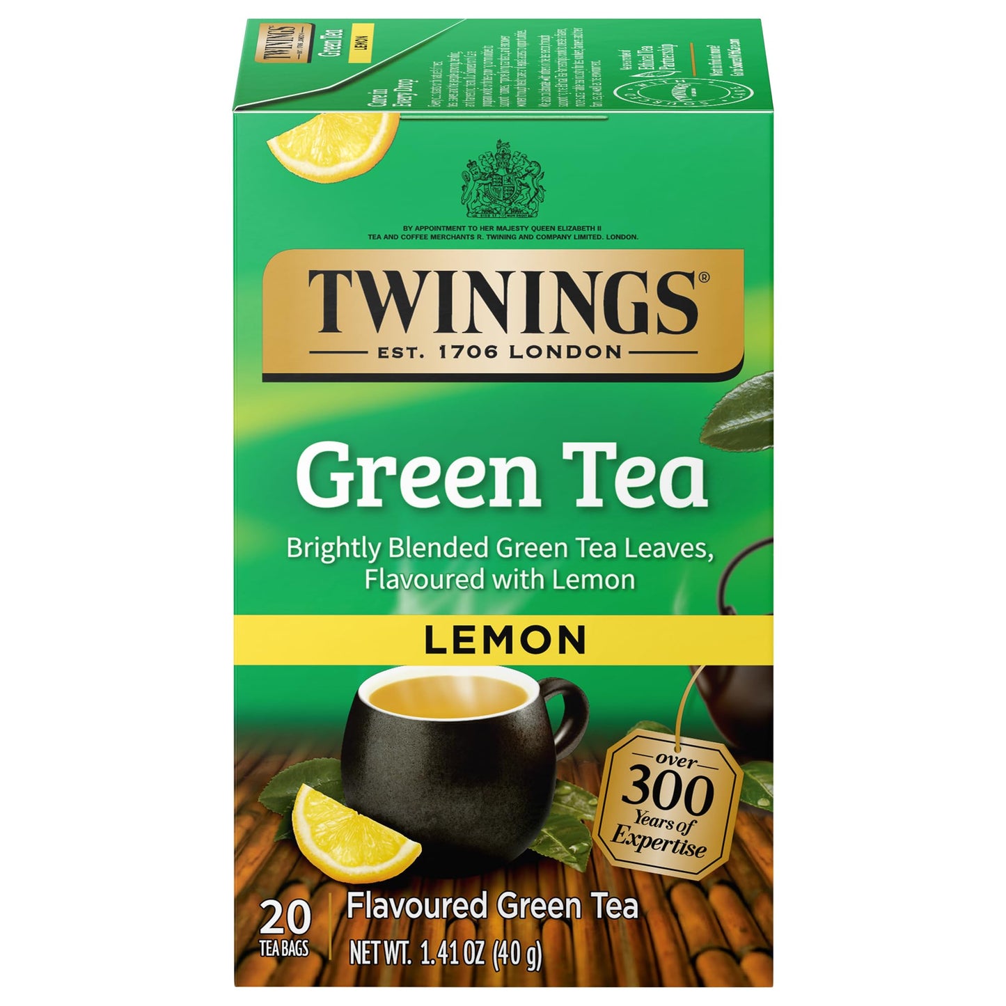 Twinings Decaffeinated English Breakfast Individually Wrapped Black Tea Bags, 20 Count Pack of 6, Flavourful & Robust