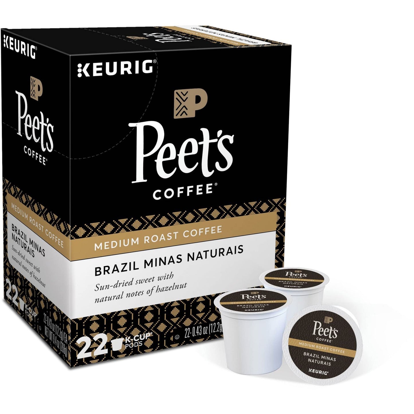 Peet's Coffee, Dark Roast K-Cup Pods for Keurig Brewers - Major Dickason's Blend 75 Count (1 Box of 75 K-Cup Pods)