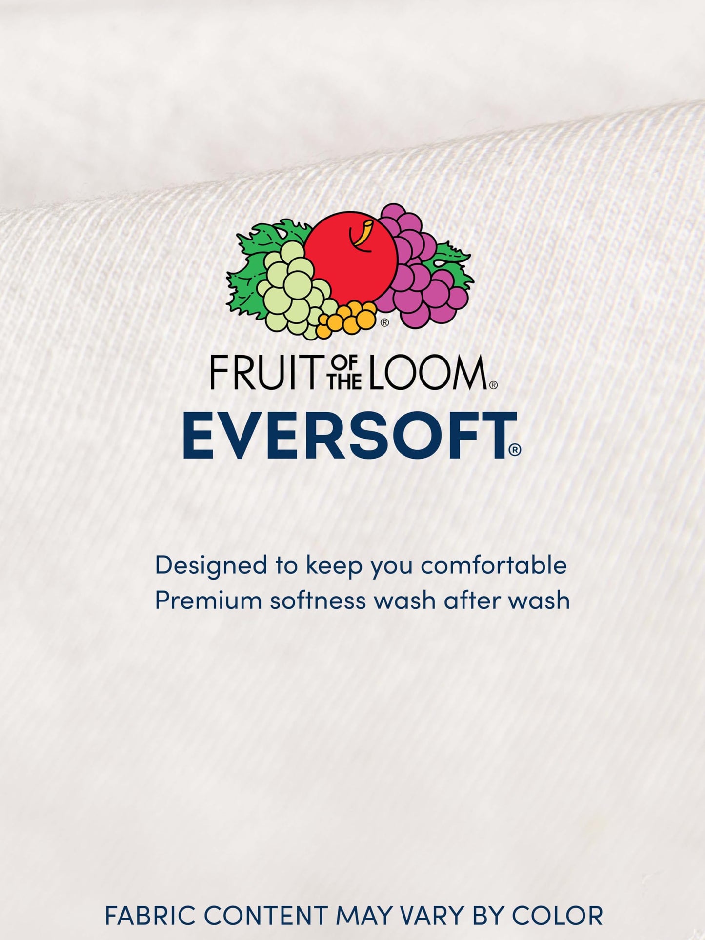 Fruit of the Loom Men's Eversoft Cotton Stay Tucked V-Neck T-Shirt