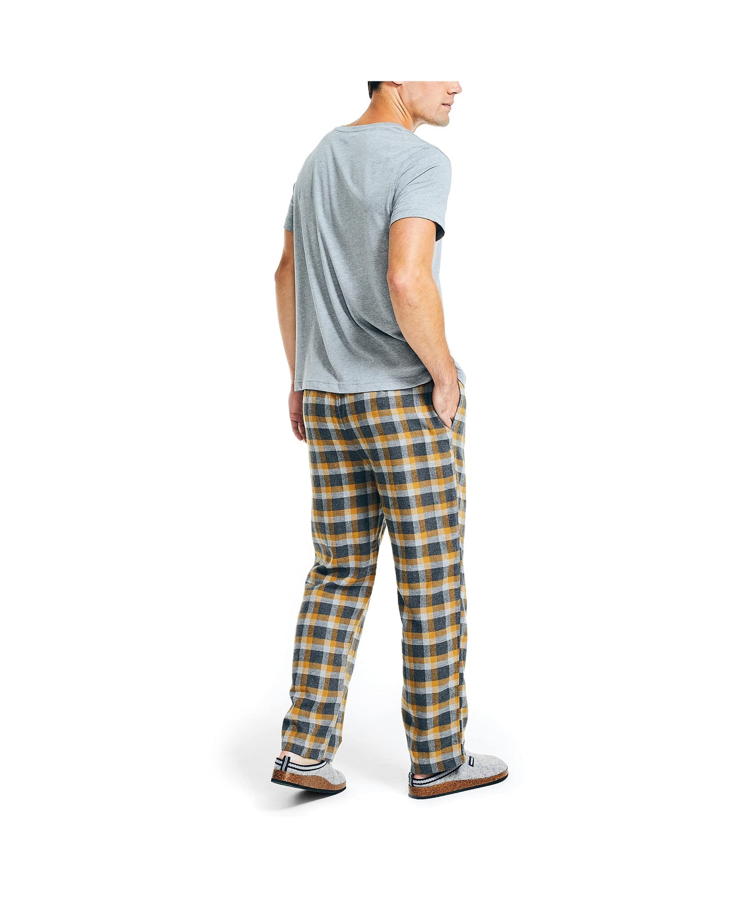 Nautica Men's Plaid Flannel Pajama Pant Set