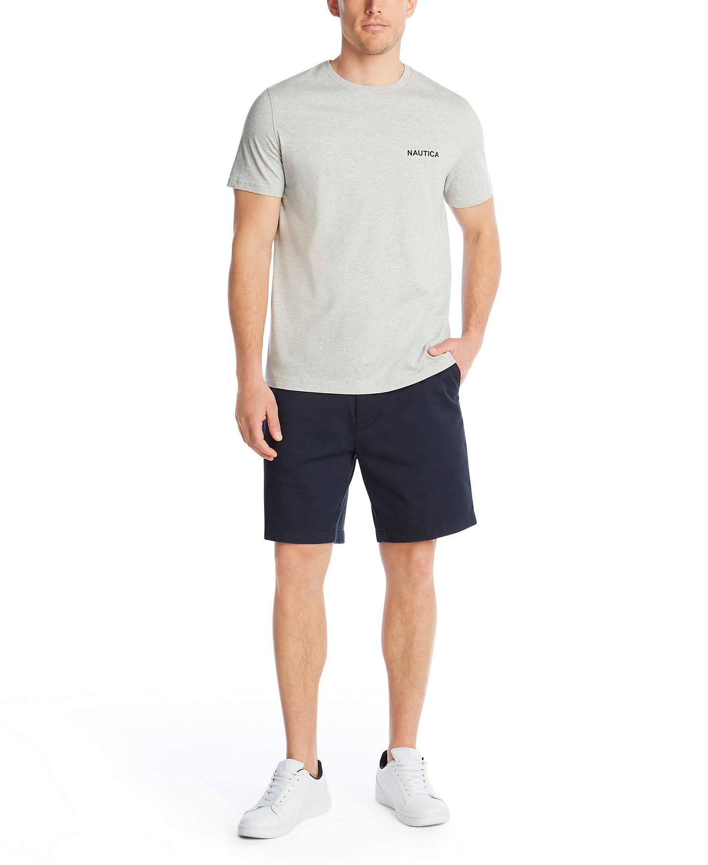 Nautica Men's Short Sleeve Solid Crew Neck T-Shirt