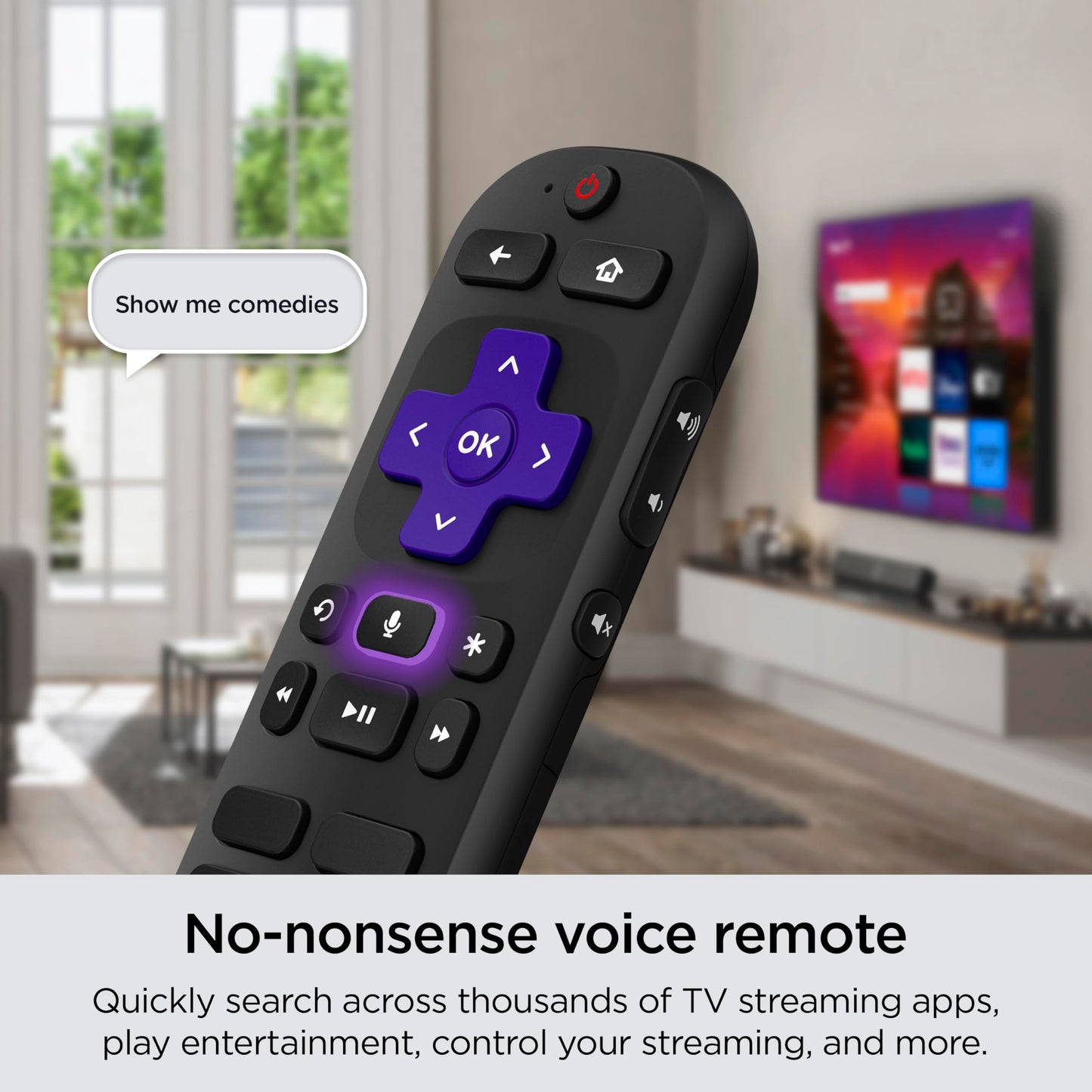 Roku 40" Select Series 1080p Full HD Smart RokuTV with Voice Remote, Bright Picture, Customizable Home Screen, and Free TV