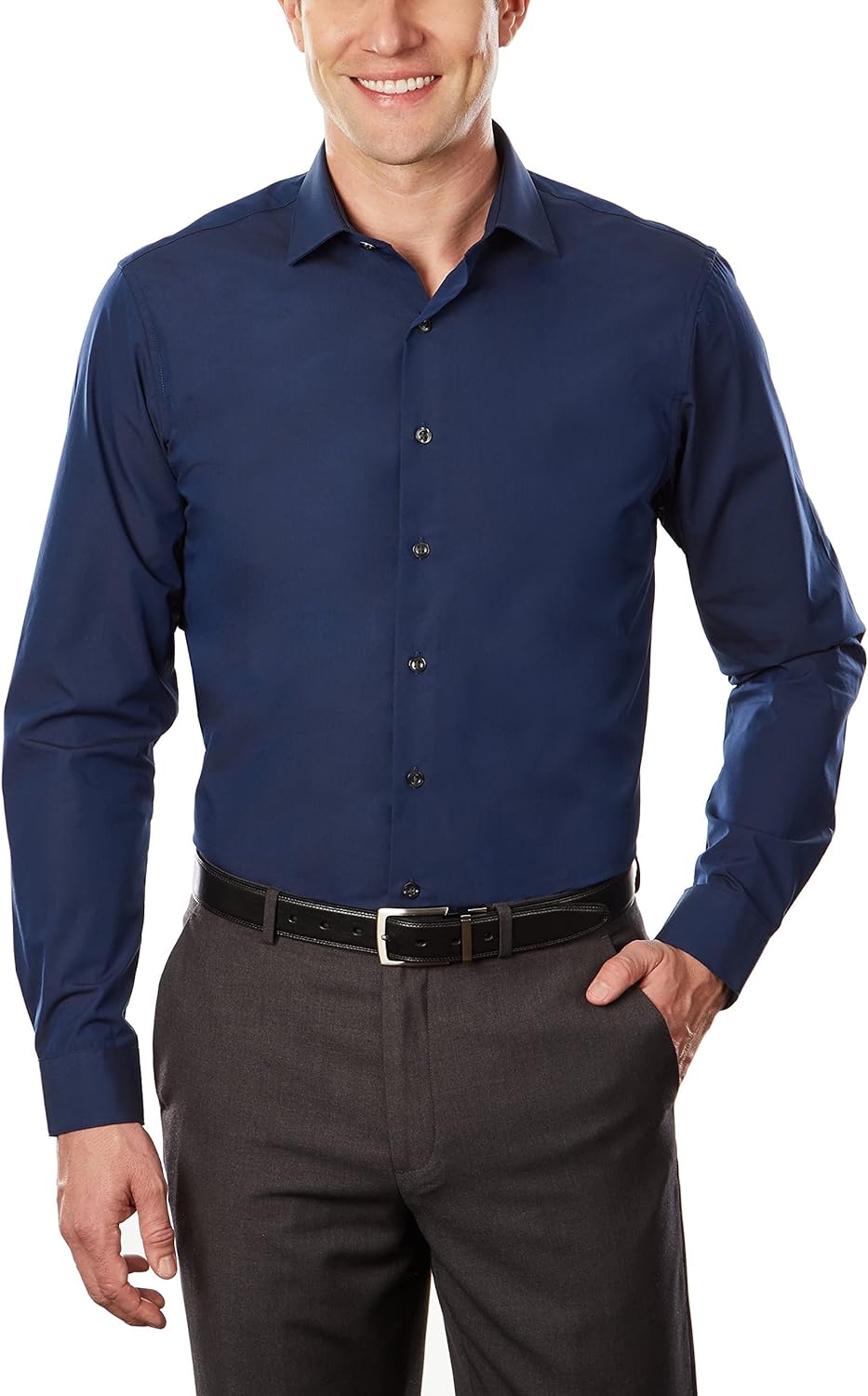 UNLISTED Men's Dress Shirt Slim Fit Solid