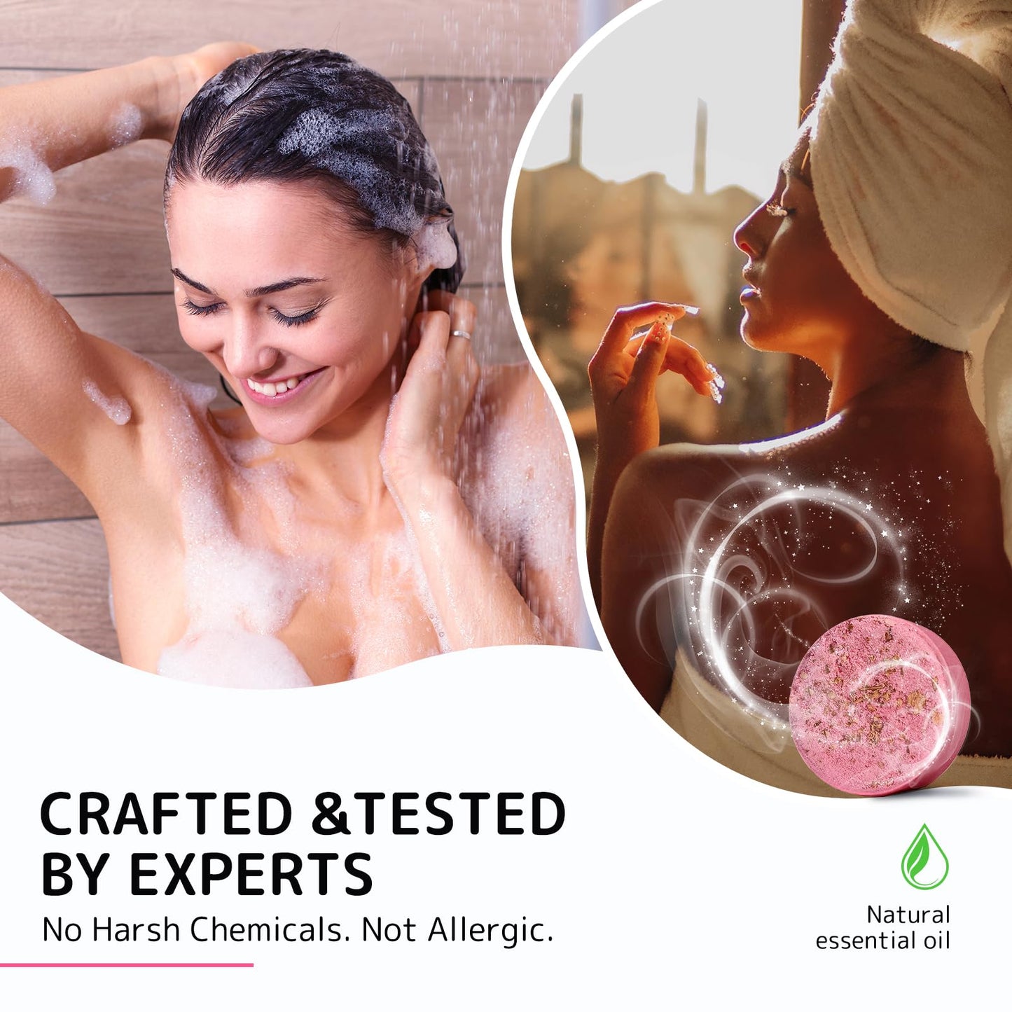 Shower Steamers Aromatherapy Birthday Gifts for Women - SWCANDY 8 Pcs Bath Bombs Gifts for Women, Shower Bombs Self Care Mothers Day Gifts for Mom with Essential Oils, Relaxation Home SPA