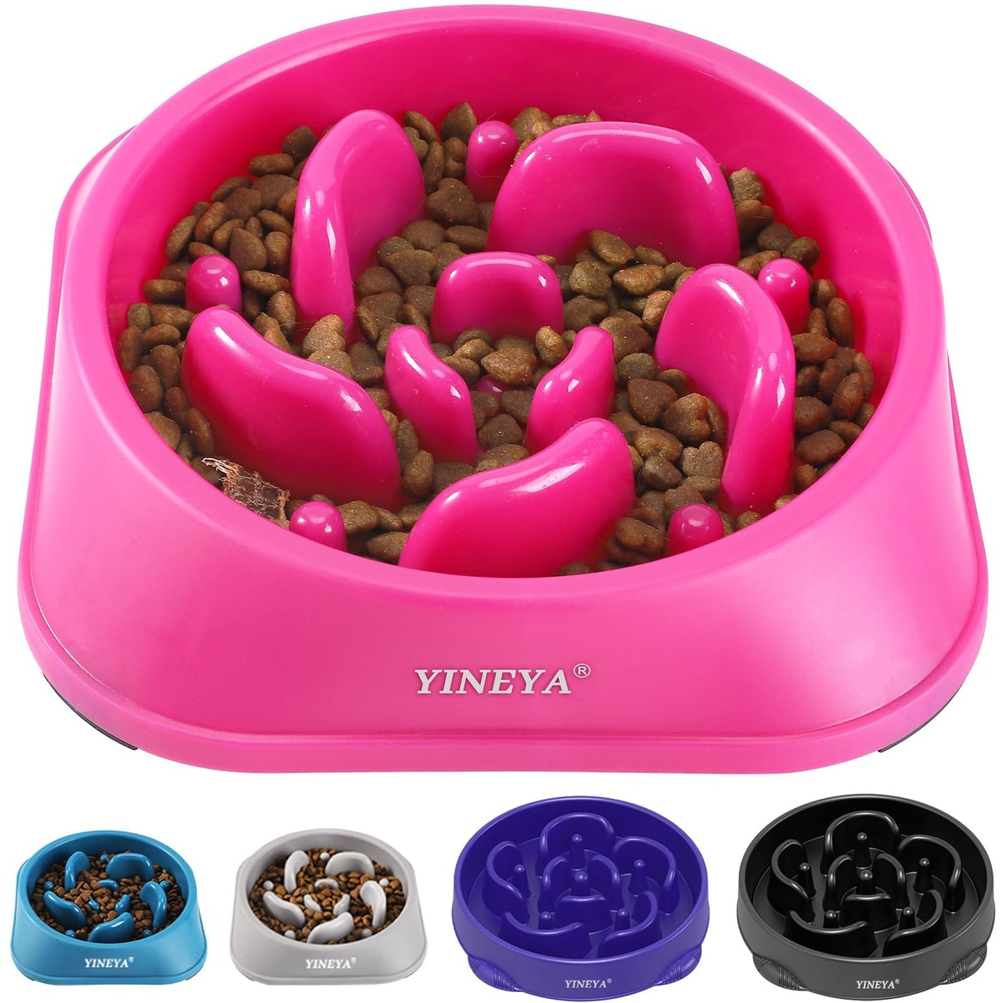 Slow Feeder Dog Bowls Small Breed, Dog Slow Feeder Bowl, Dog Food Bowls Slow Feeder, Small Dog Bowl Slow Feeder, Dog Puzzle Feeder Bowls, Dog Bowls Small Size Dog, Slow Eating Dog Bowl 1~2Cups