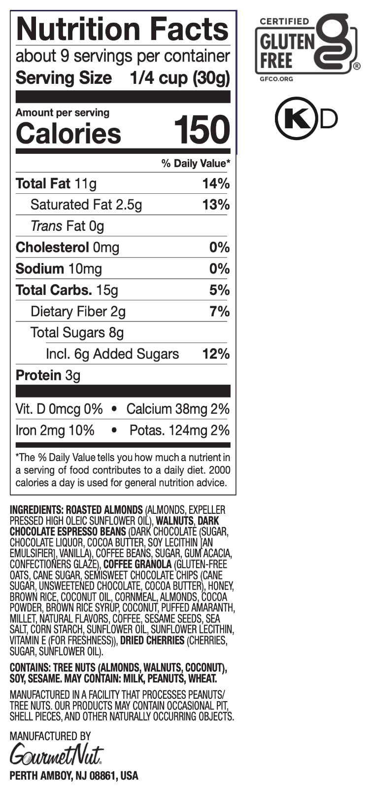 Power Up Premium Trail Mix - Mega Omega Trail Mix 14oz, Gluten Free, Vegan, Non-GMO