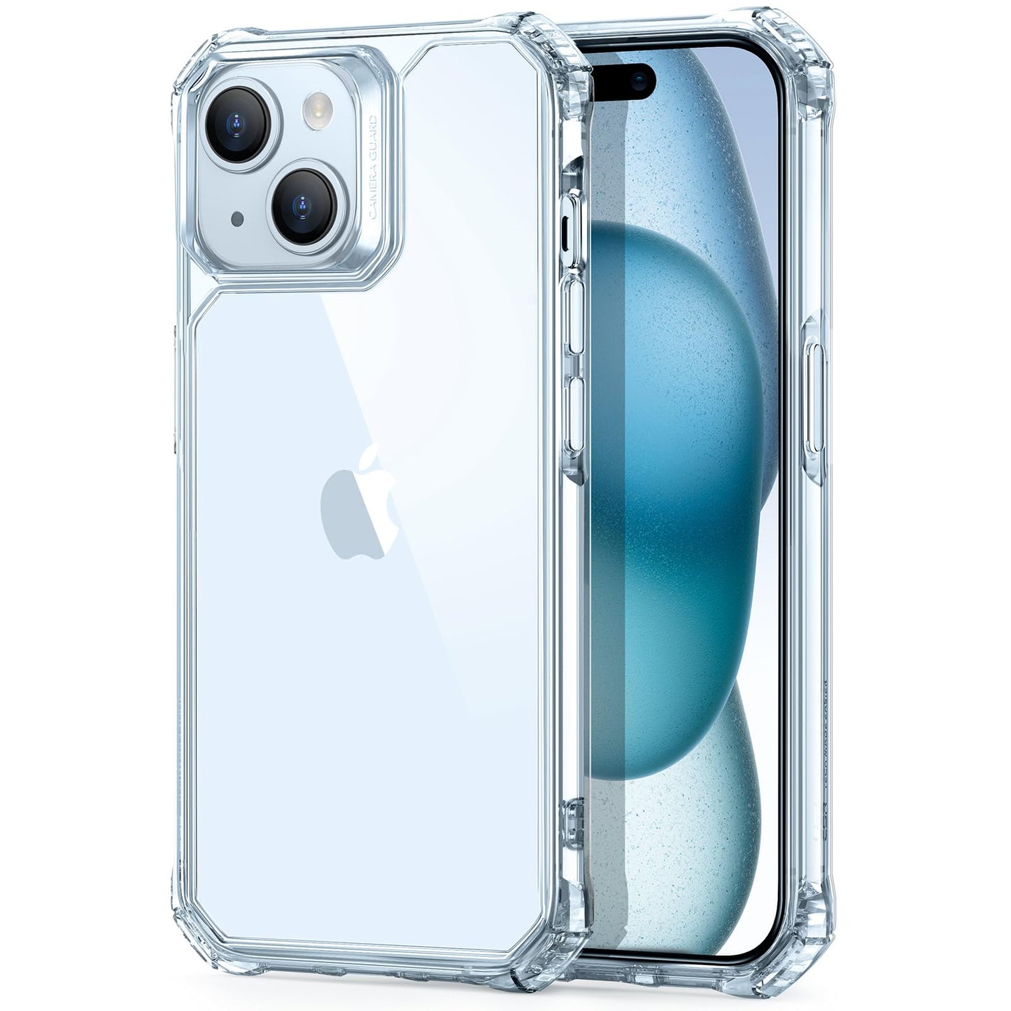 ESR for iPhone 14 Case/iPhone 13 Case, Military-Grade Protection, Shockproof Air-Guard Corners, Yellowing-Resistant Acrylic Back, Phone Case for iPhone 14/iPhone 13, Air Armor Case, Clear