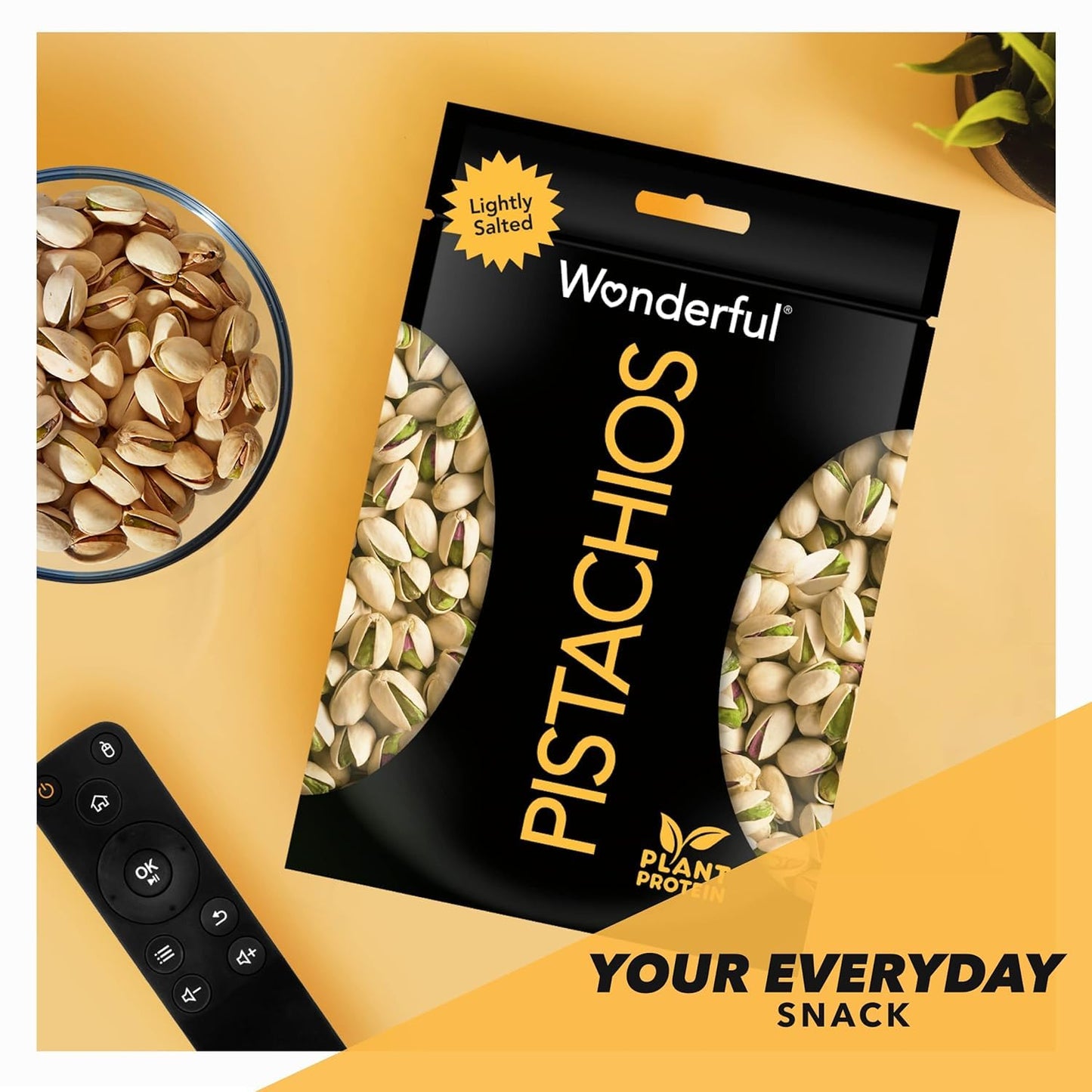 Wonderful Pistachios In Shell, Roasted and Salted Nuts, 48 Ounce Resealable Bag - Healthy Snack, Protein Snack, Pantry Staple