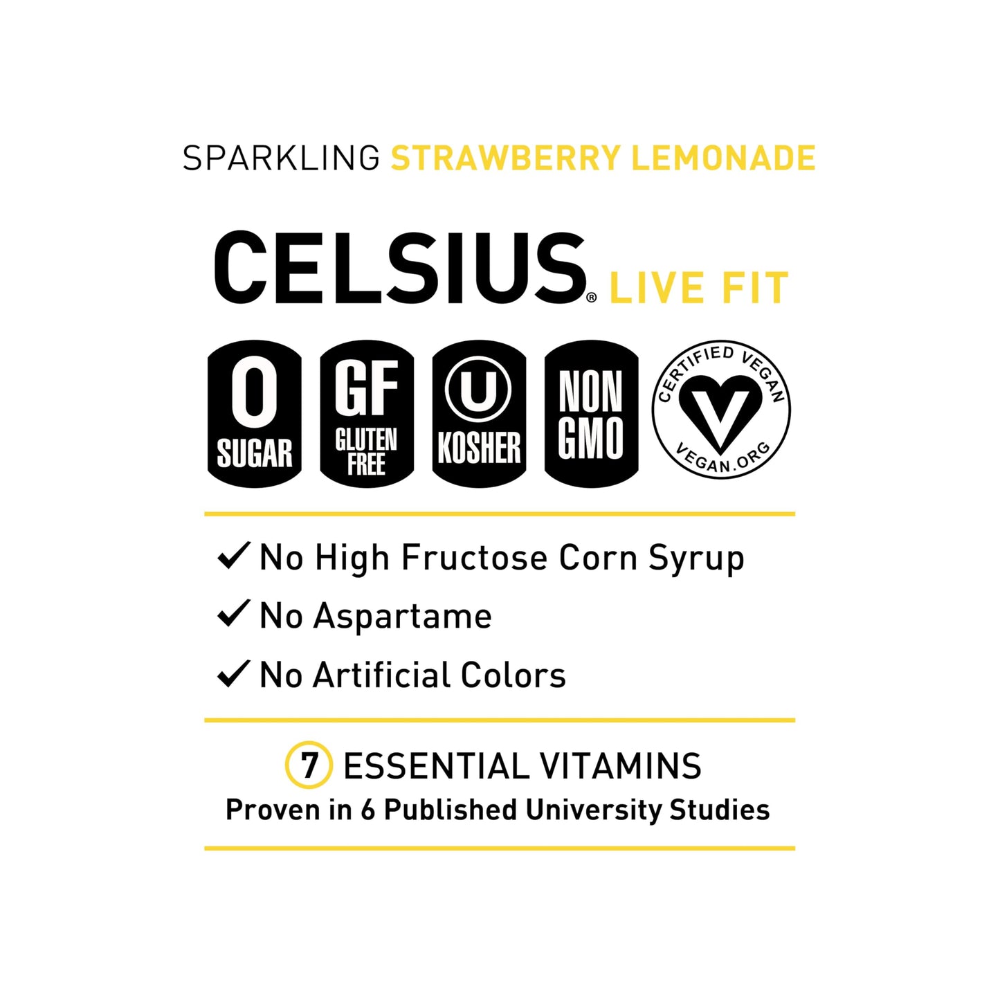 CELSIUS Assorted Flavors Official Variety Pack, Functional Essential Energy Drinks, 12 Fl Oz (Pack of 12)