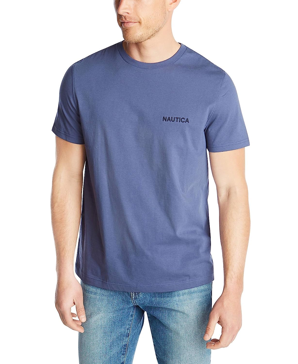 Nautica Men's Short Sleeve Solid Crew Neck T-Shirt