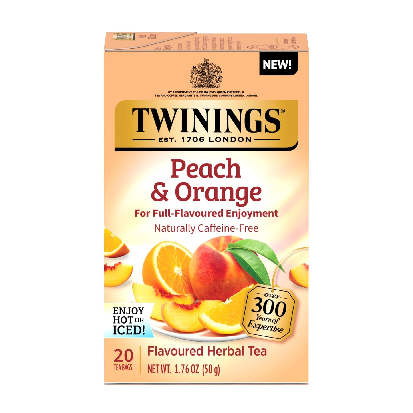 Twinings Decaffeinated English Breakfast Individually Wrapped Black Tea Bags, 20 Count Pack of 6, Flavourful & Robust