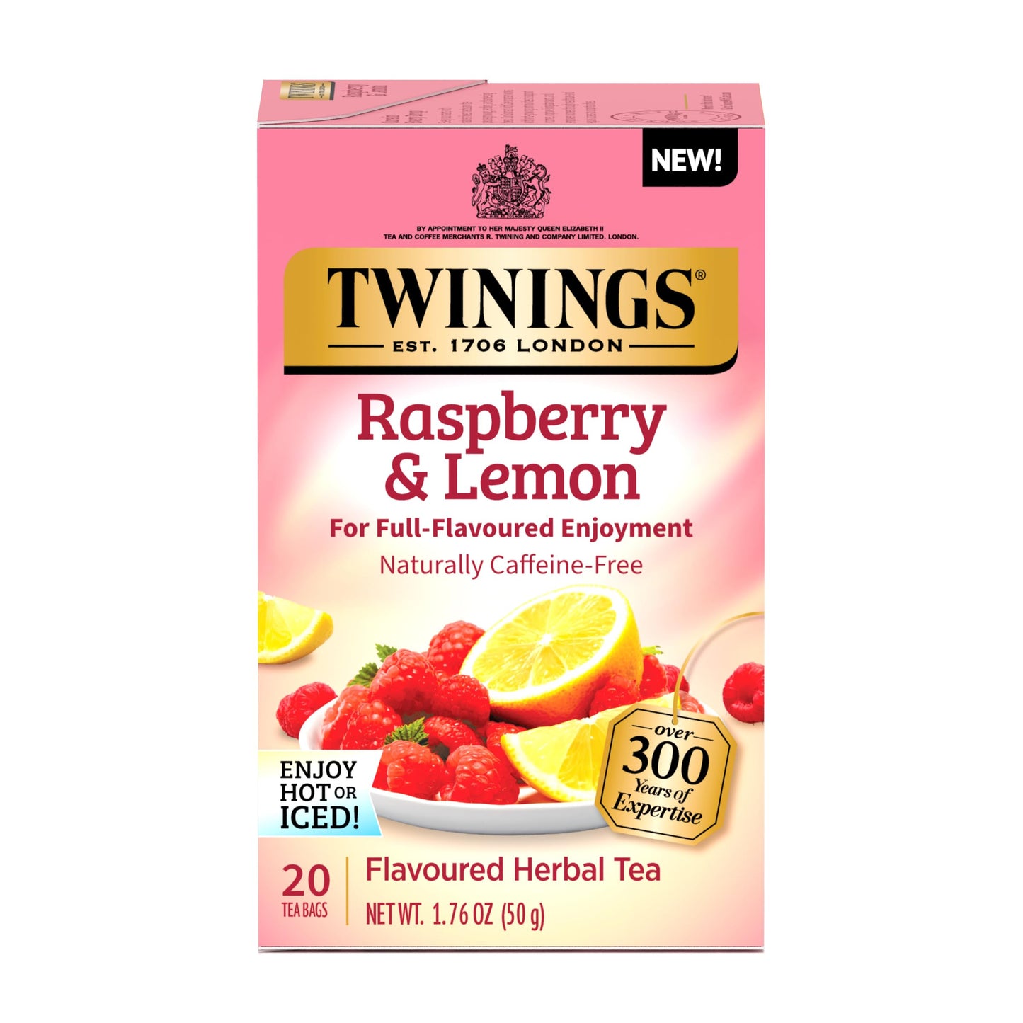 Twinings Decaffeinated English Breakfast Individually Wrapped Black Tea Bags, 20 Count Pack of 6, Flavourful & Robust