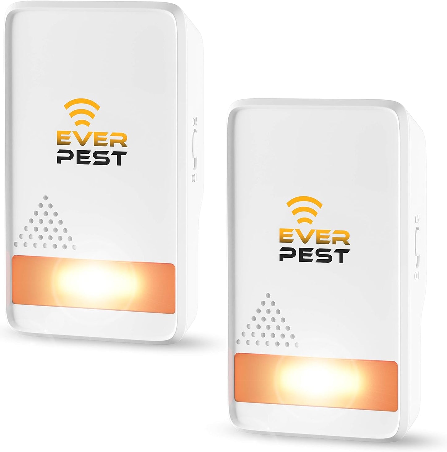 Ultrasonic Pest Repeller Plug in 2 Pack Repellent Control - Get Rid of Mosquito, Mice, Cockroach Spider Bed Bug Squirrel Fly Wasp Ant Rodent Mice Indoor, Outdoor, Patio Home Roach Infestation Fix…