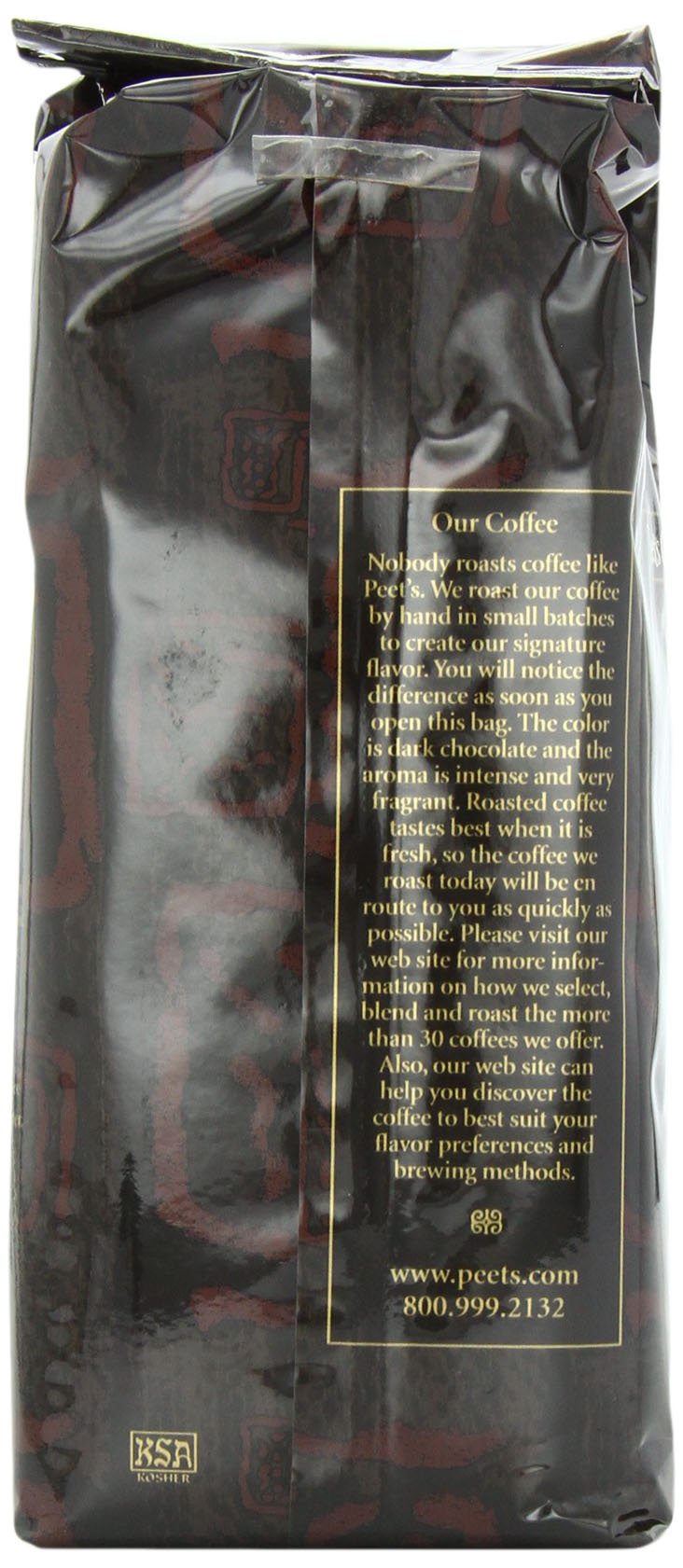 Peet's Coffee, Dark Roast Ground Coffee - Major Dickason's Blend 18 Ounce Bag