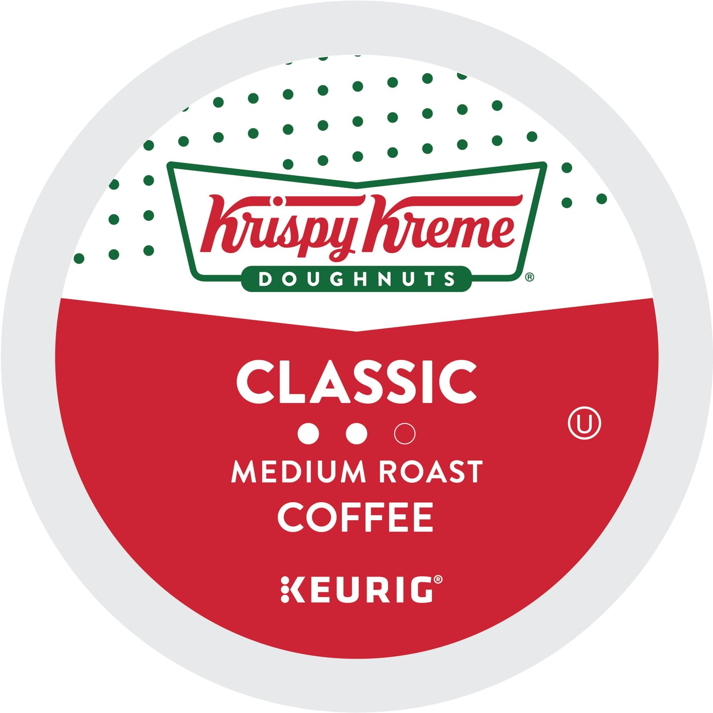 Krispy Kreme Classic, Single-Serve Keurig K-Cup Pods, Medium Roast Coffee Pods, 32 Count