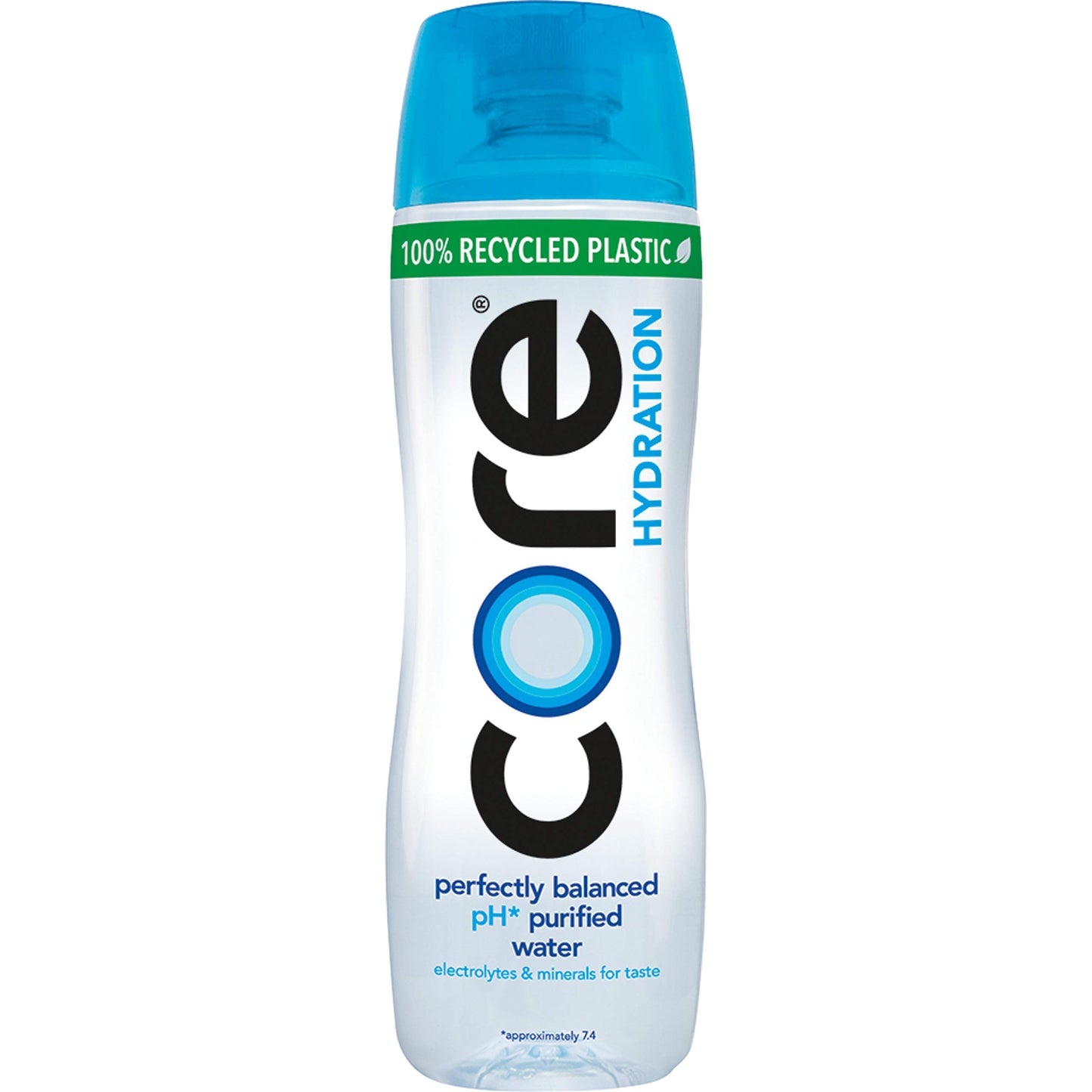 Core Hydration Perfectly Balanced Water, 30.4 fl oz bottle (Pack of 12), USA Gymnastics Official Hydration Partner