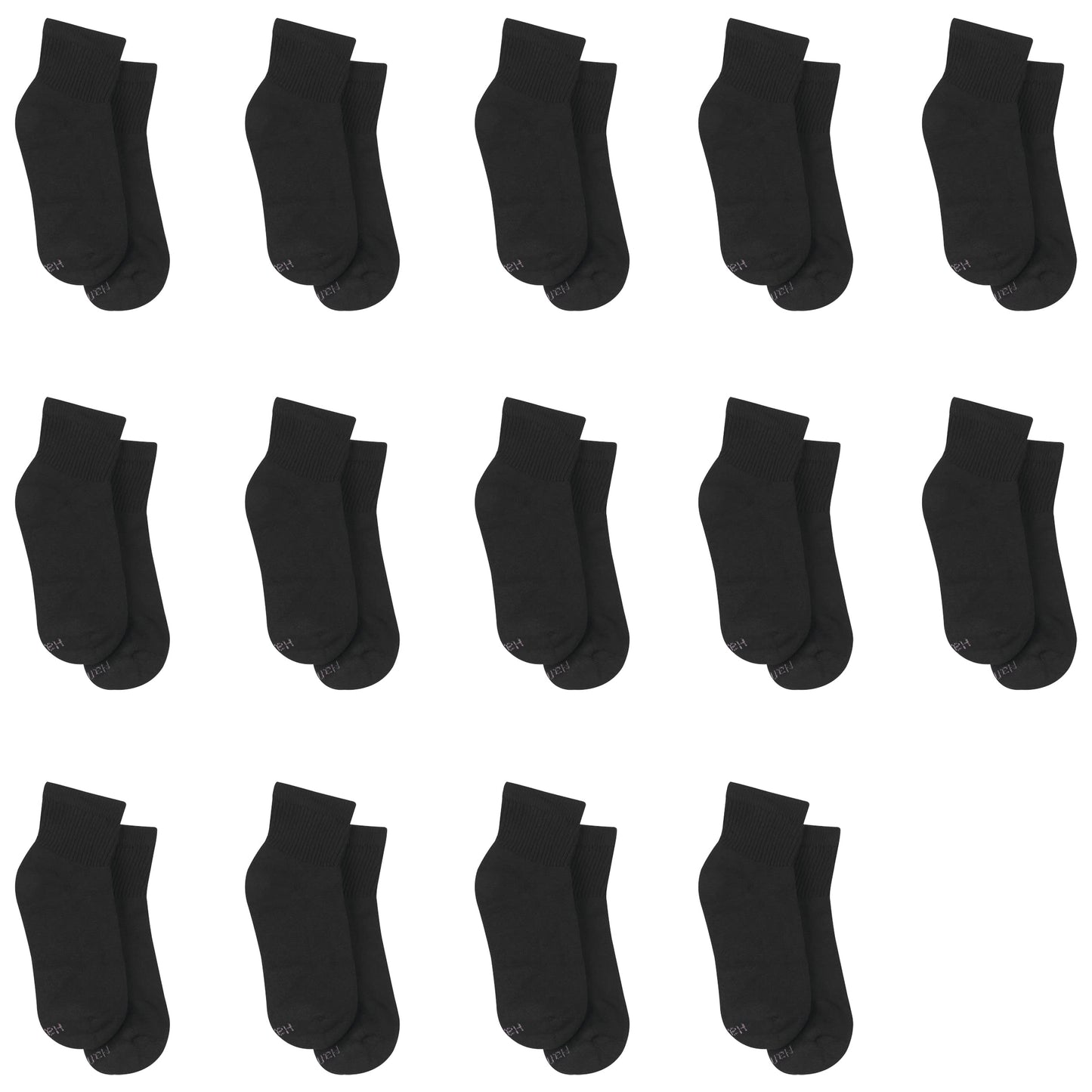 Hanes womens Value, Ankle Soft Moisture-wicking Socks, Available in 10 and 14-packs