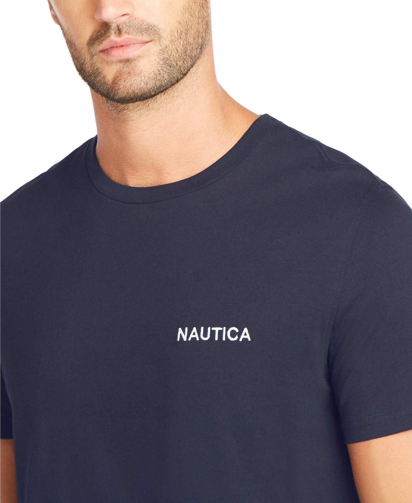 Nautica Men's Short Sleeve Solid Crew Neck T-Shirt