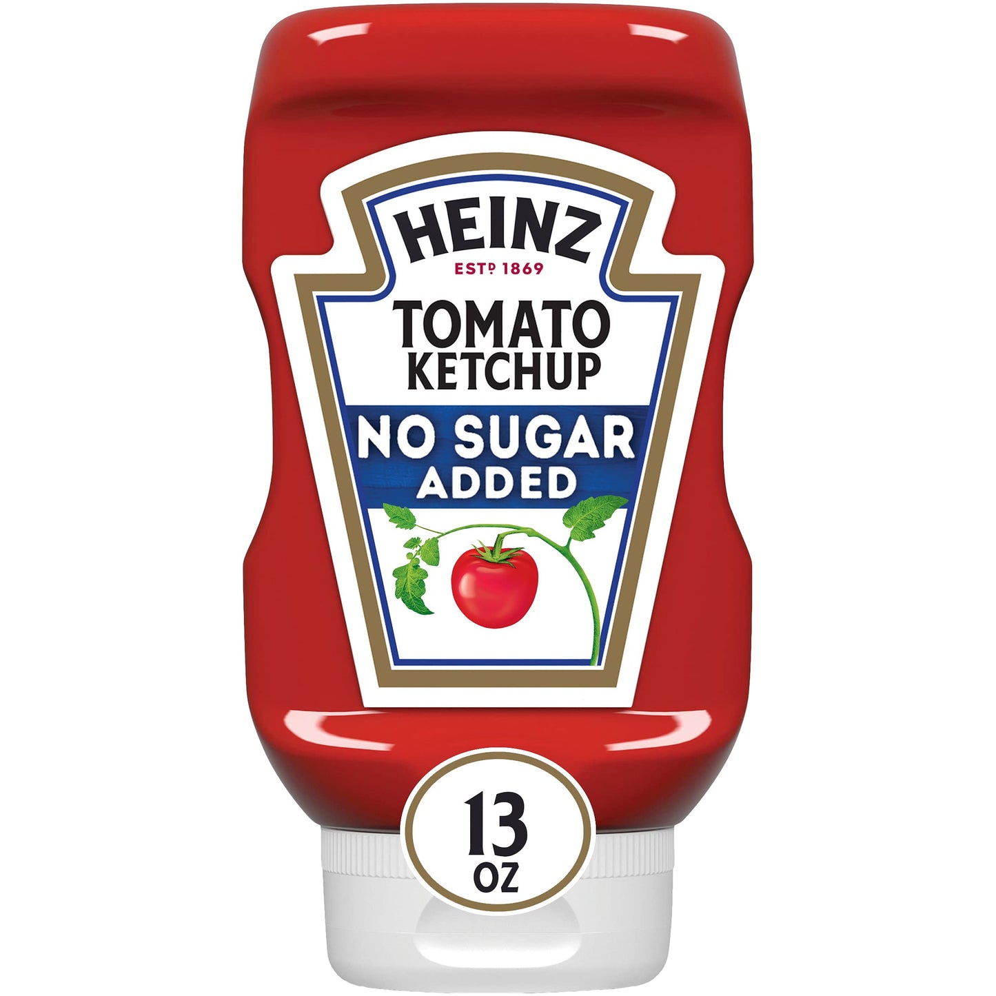 Heinz Tomato Ketchup with No Sugar Added (13 oz Bottle)