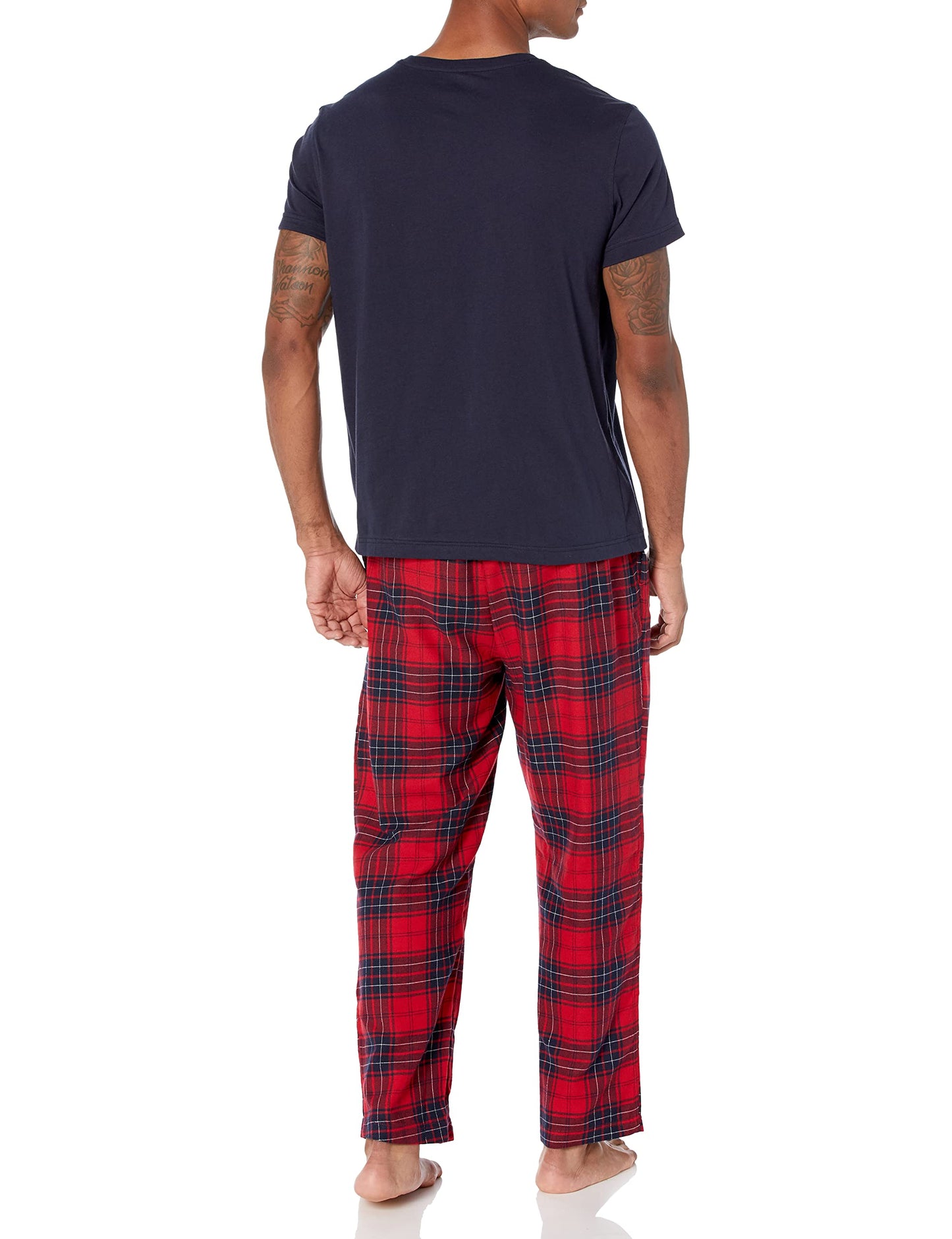 Nautica Men's Plaid Flannel Pajama Pant Set