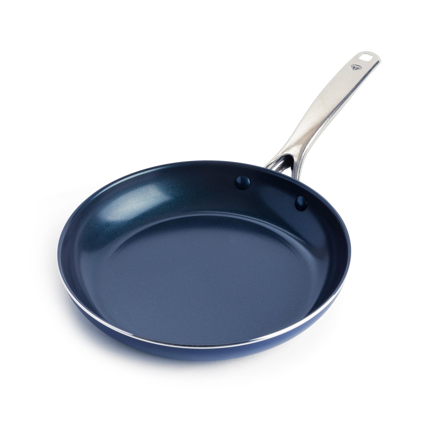 Blue Diamond Cookware Diamond Infused Ceramic Nonstick 8" Frying Pan Skillet, PFAS-Free, Dishwasher Safe, Oven Safe, Blue