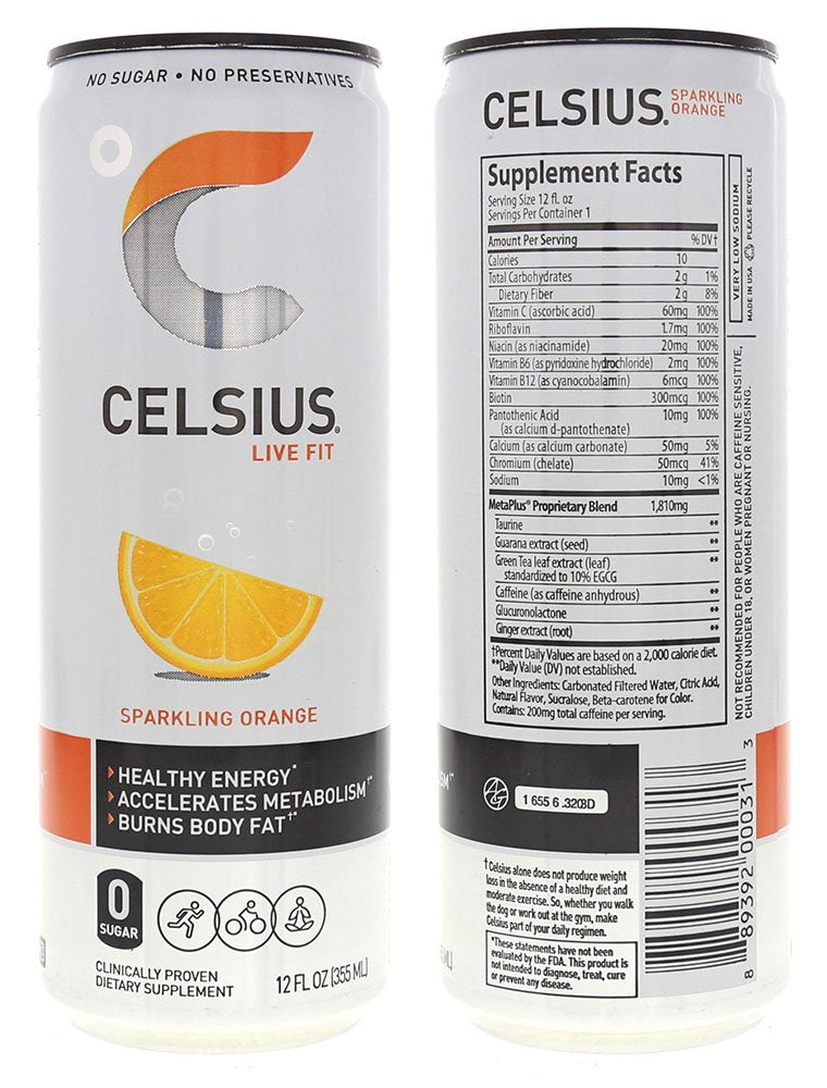 CELSIUS Assorted Flavors Official Variety Pack, Functional Essential Energy Drinks, 12 Fl Oz (Pack of 12)