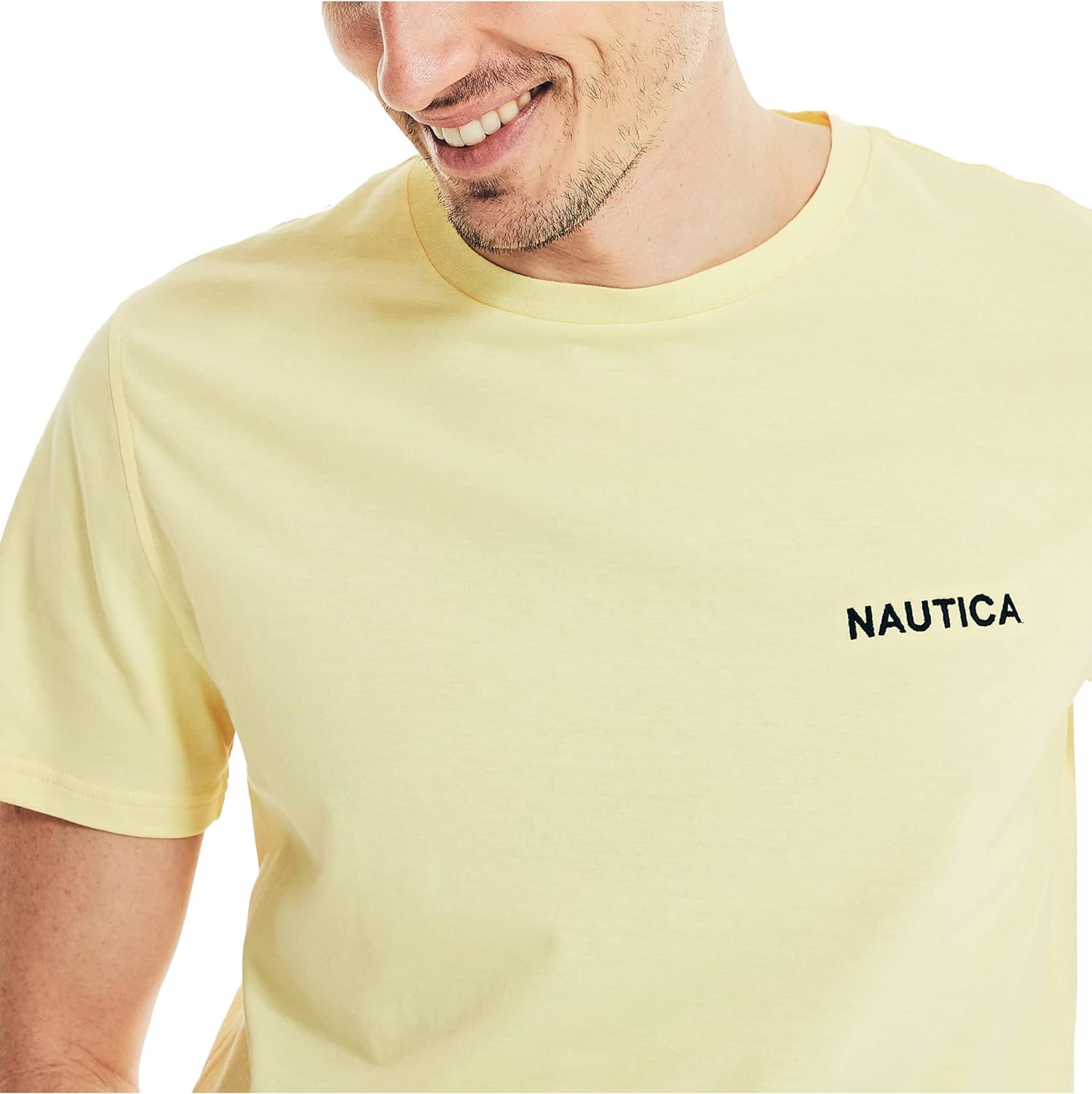 Nautica Men's Short Sleeve Solid Crew Neck T-Shirt