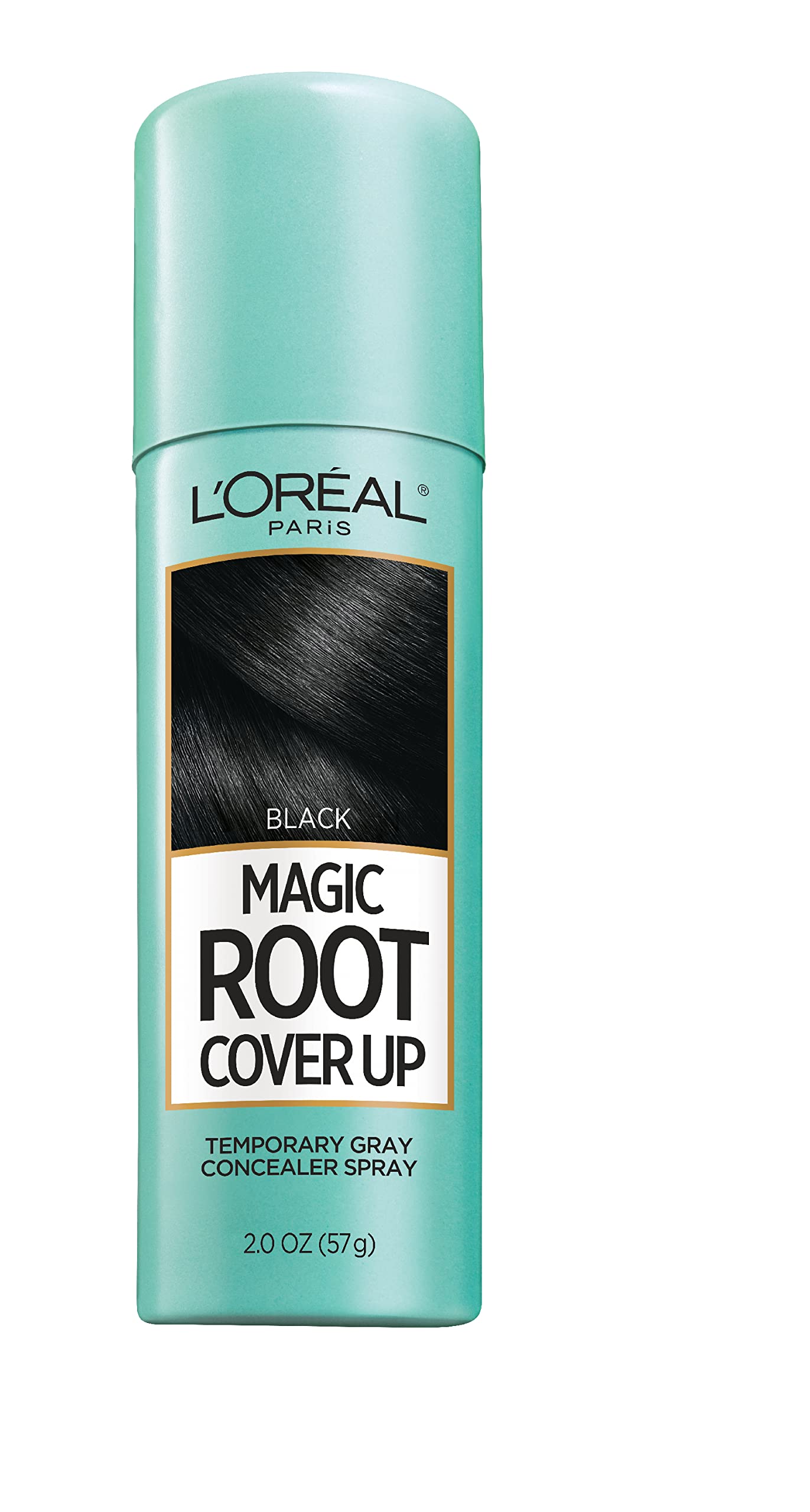 L'Oreal Paris Magic Root Cover Up Gray Concealer Spray Dark Brown 2 oz.