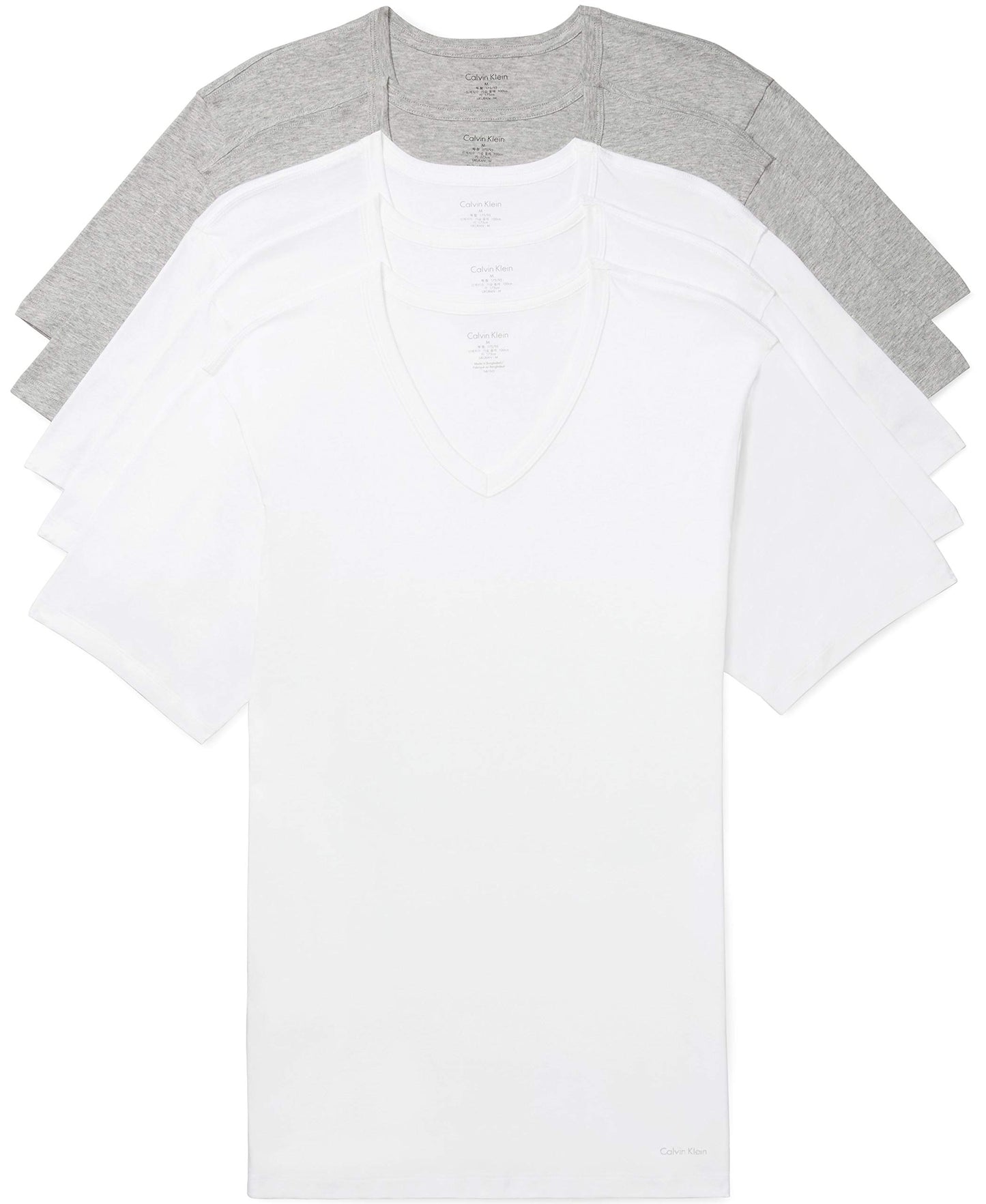 Calvin Klein Men's Cotton Classic 5-Pack Slim Undershirts