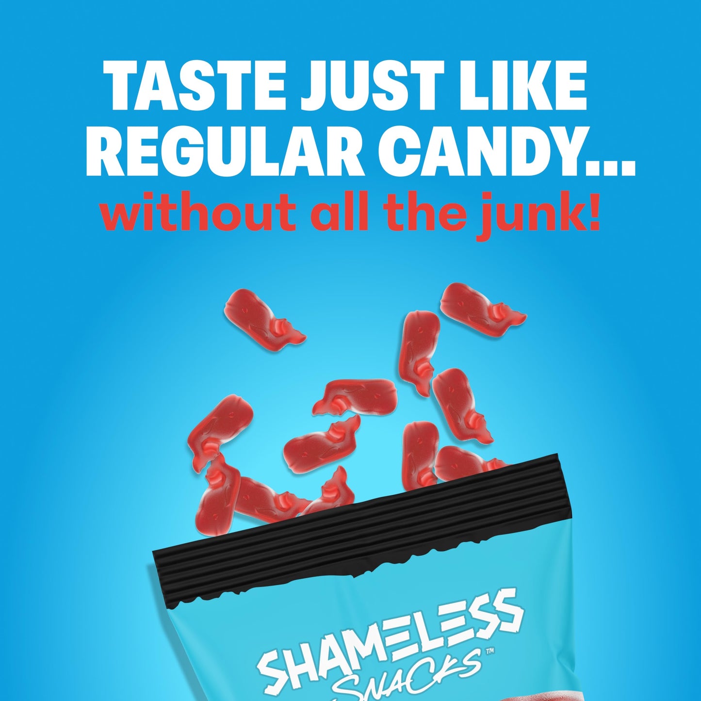 Shameless Snacks - Healthy Low Calorie Snacks, Low Carb Keto Gummies (Gluten Free Candy) - 6 Pack Super Variety Pack