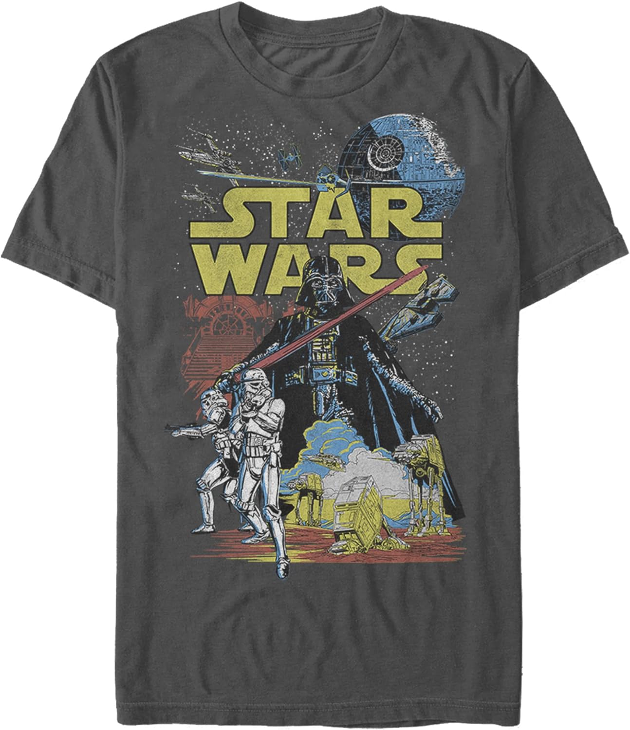 STAR WARS Young Men's Rebel Classic Graphic T-Shirt