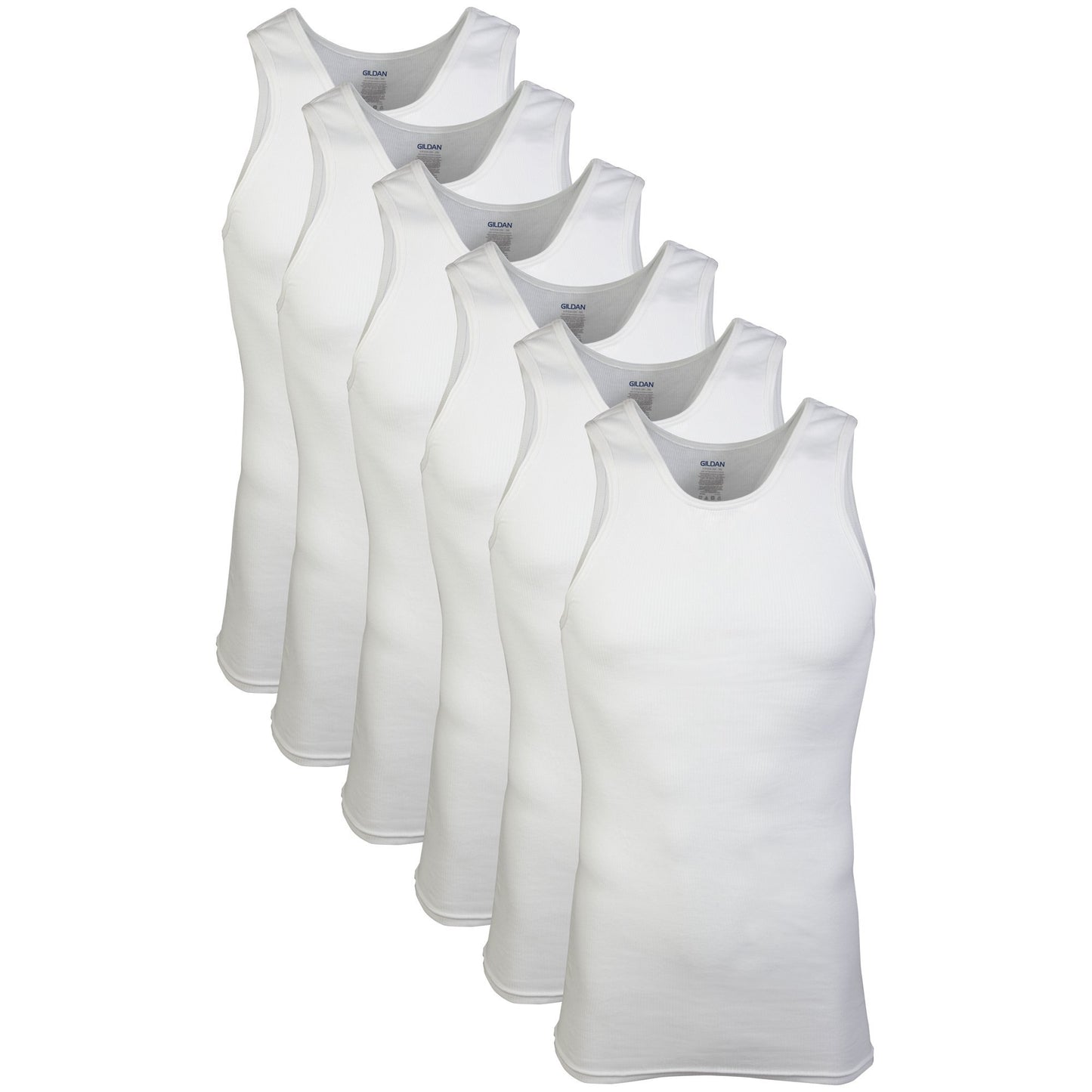 Gildan Men's A-Shirt Tanks, Multipack, Style G1104