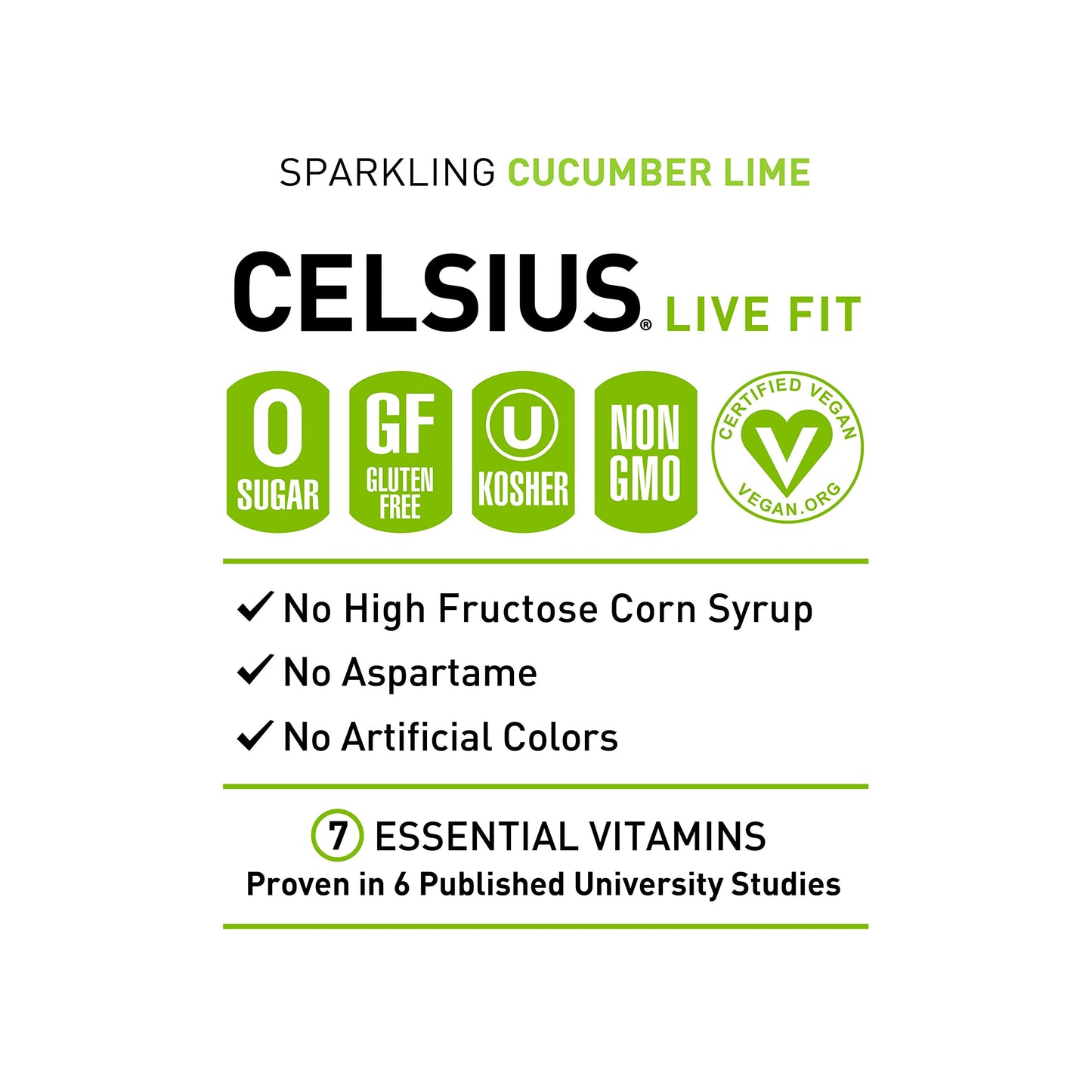 CELSIUS Assorted Flavors Official Variety Pack, Functional Essential Energy Drinks, 12 Fl Oz (Pack of 12)