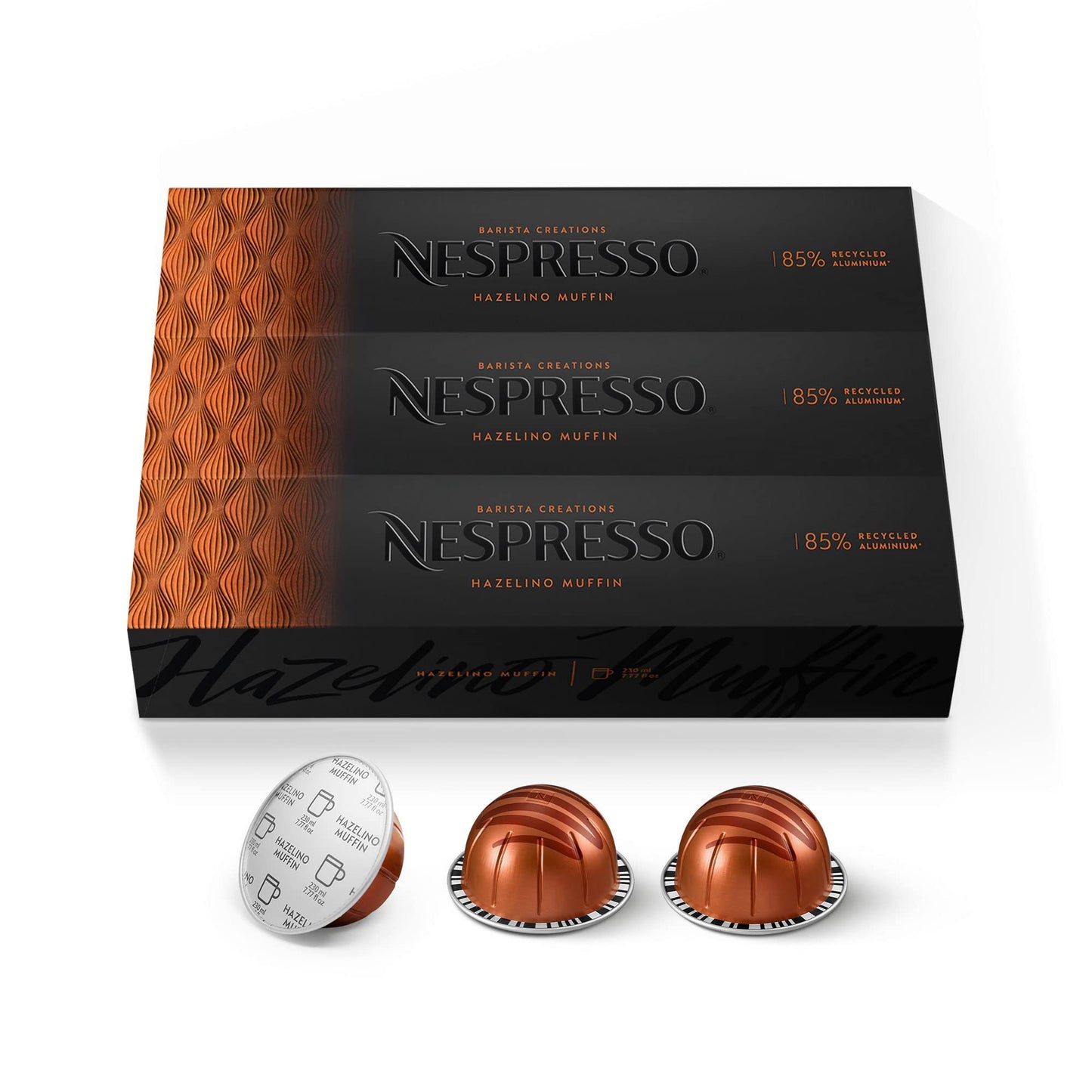 Nespresso Capsules Vertuo, Barista Flavored Pack, Medium Roast Coffee, 30 Count Coffee Pods, Brews 7.77 fl. oz