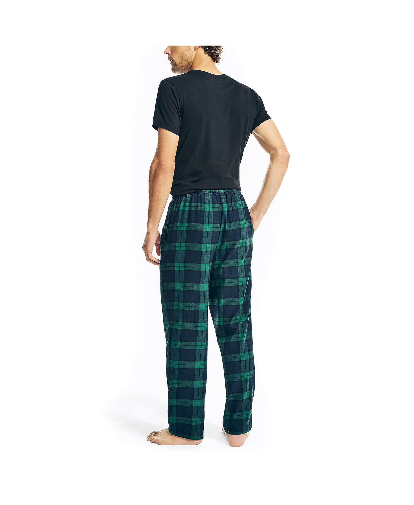 Nautica Men's Plaid Flannel Pajama Pant Set