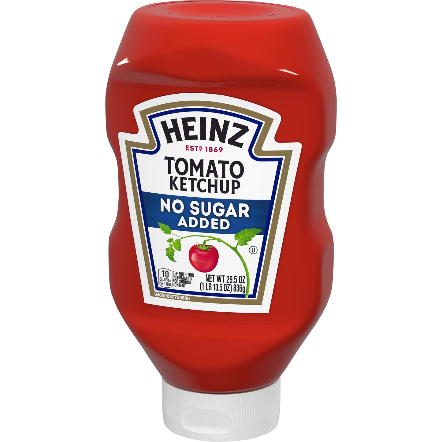 Heinz Tomato Ketchup with No Sugar Added (13 oz Bottle)