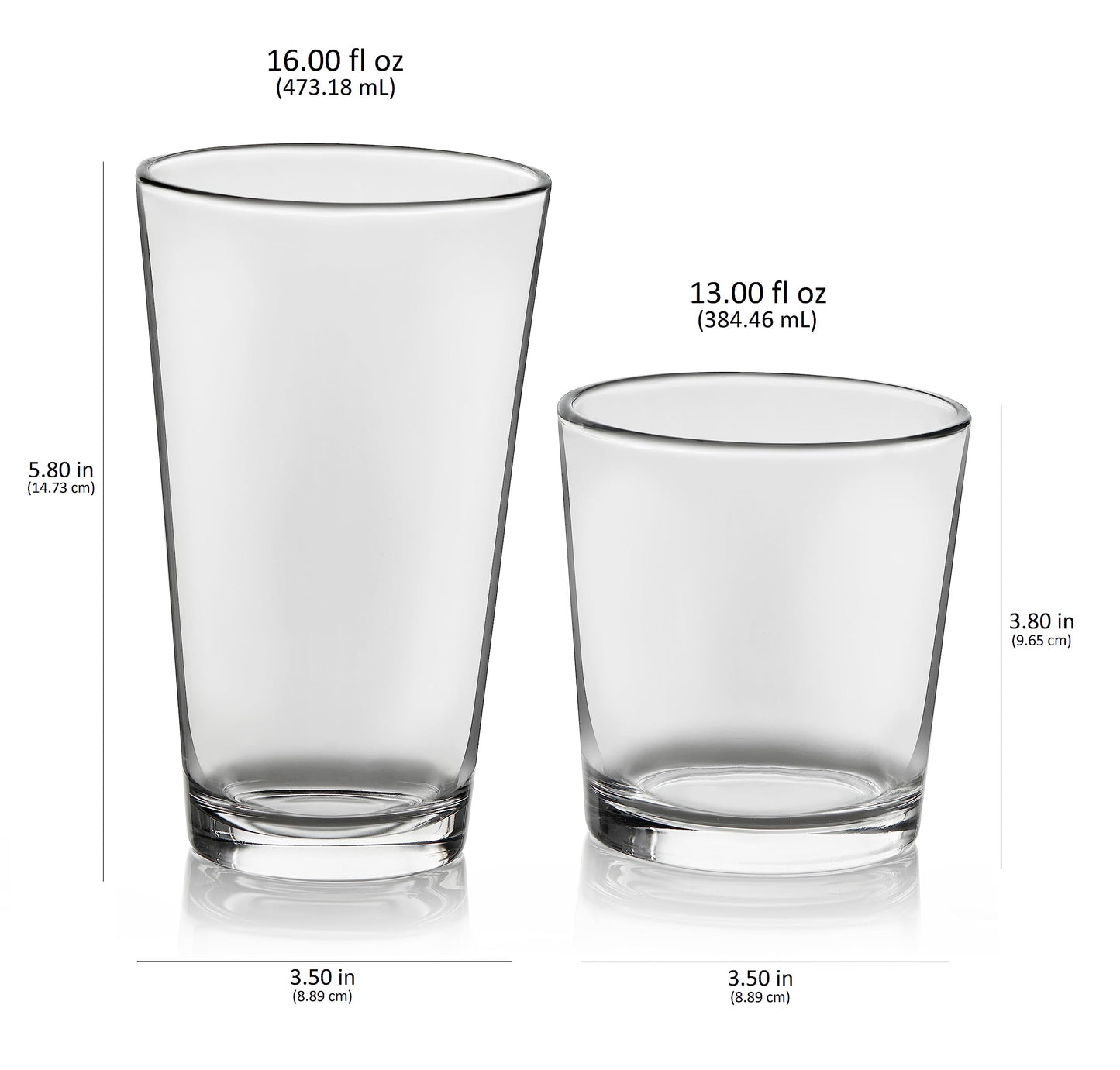 Libbey Ascent 16-Piece Tumbler and Rocks Glass Set