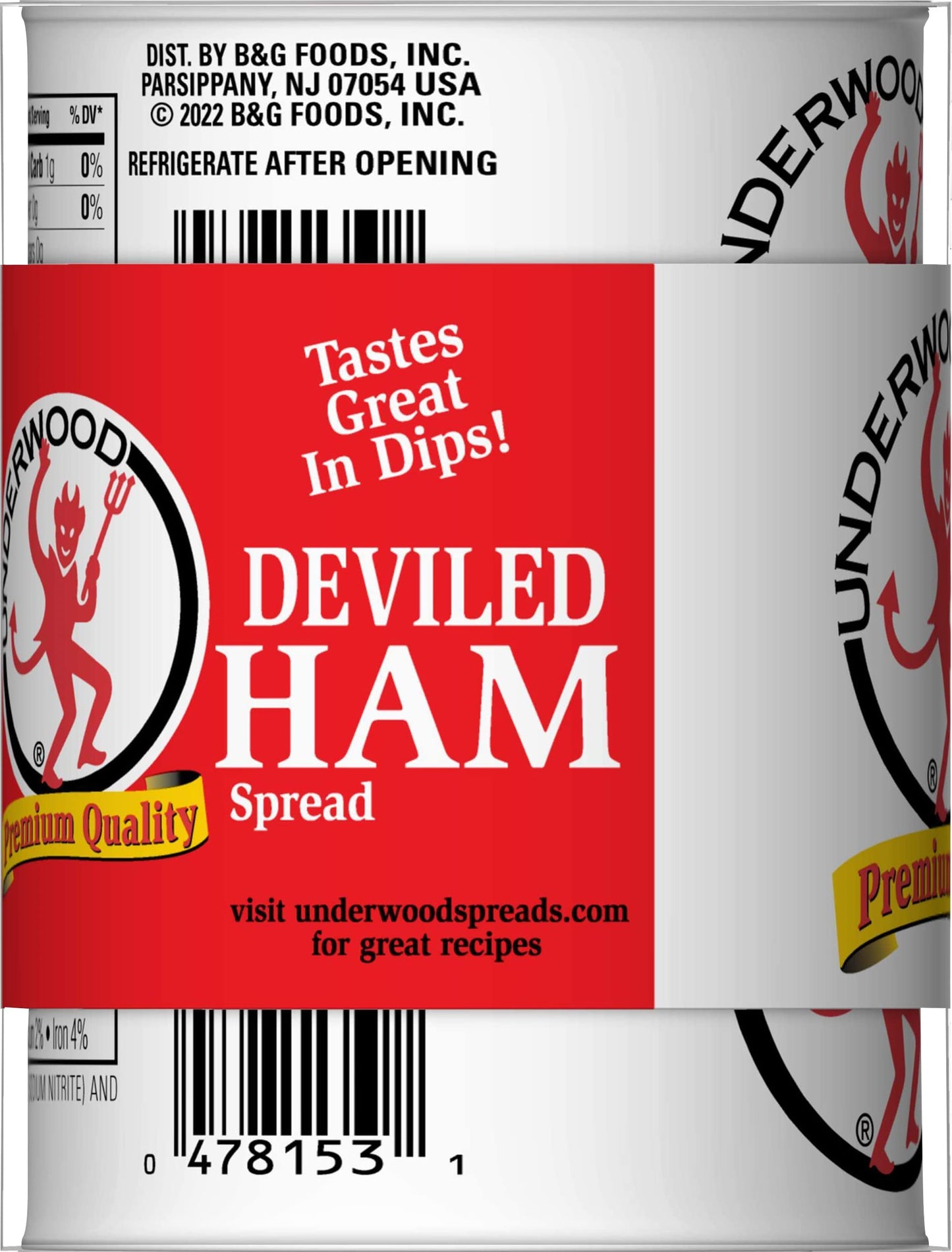 Underwood Deviled Ham Spread, 4.25 Ounce (Pack of 4)